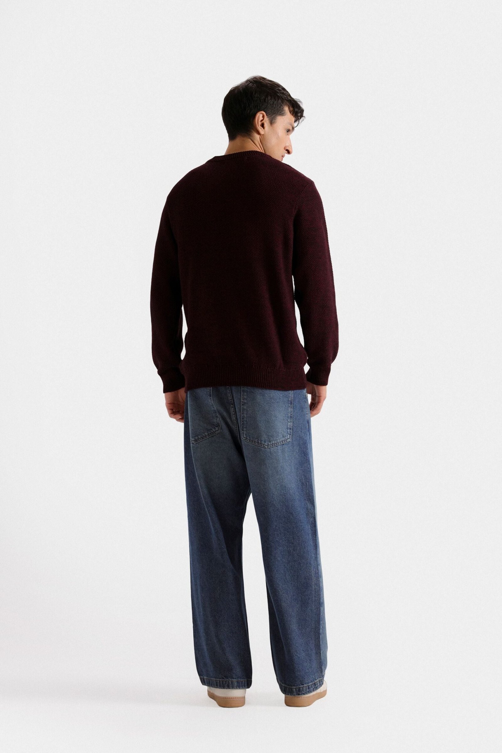 Basic Textured Sweater - Image 11