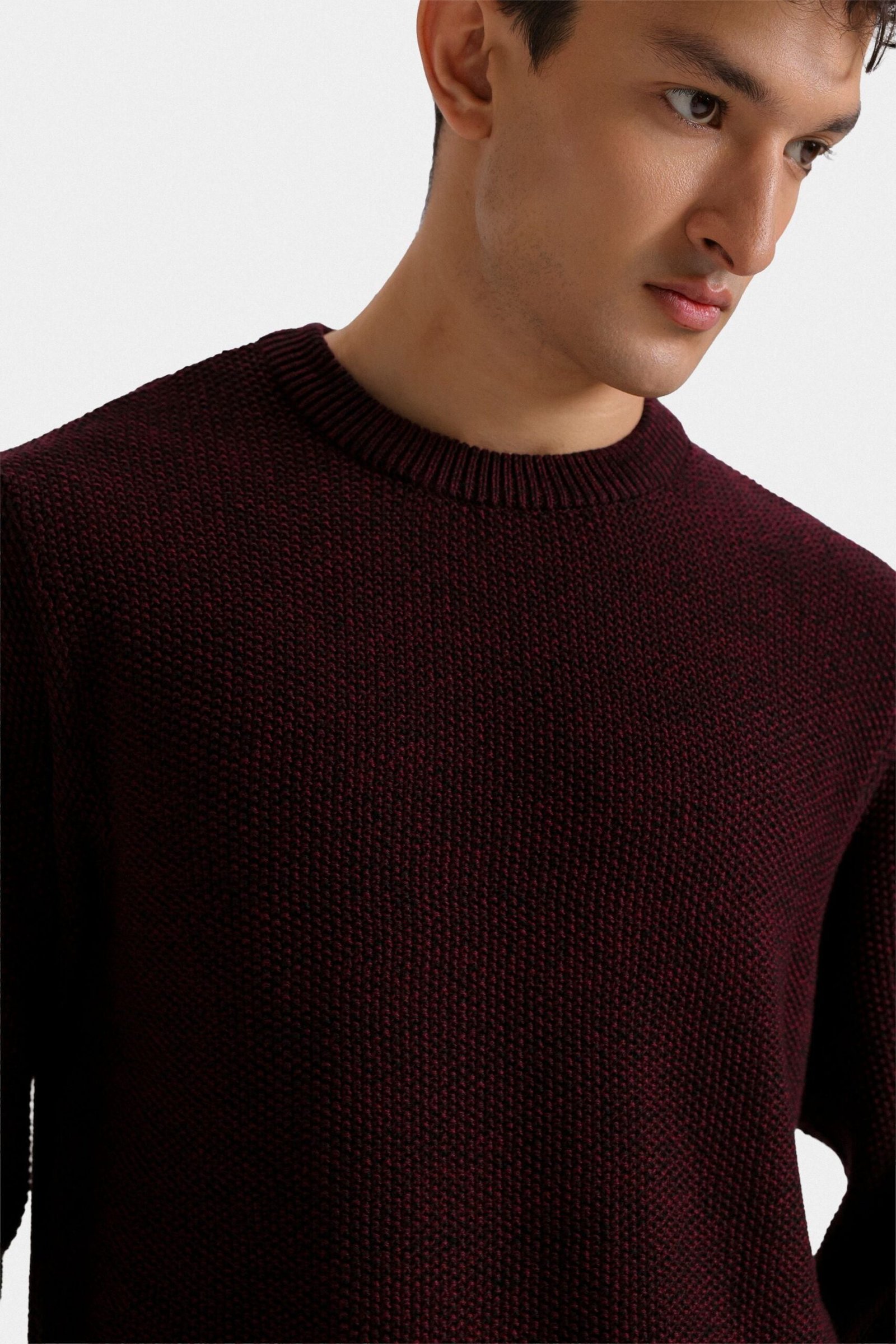 Basic Textured Sweater - Image 9