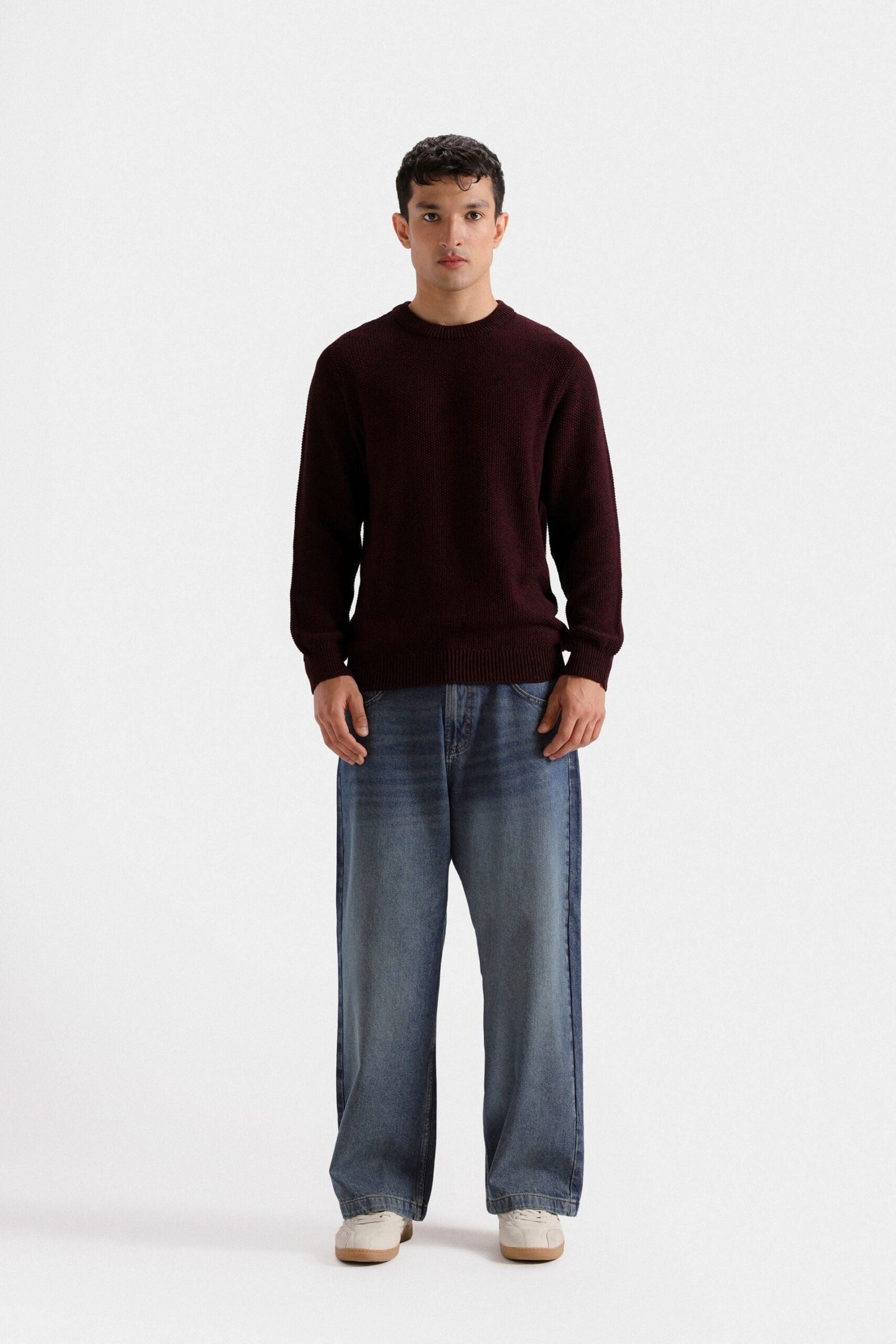 Basic Textured Sweater - Image 8