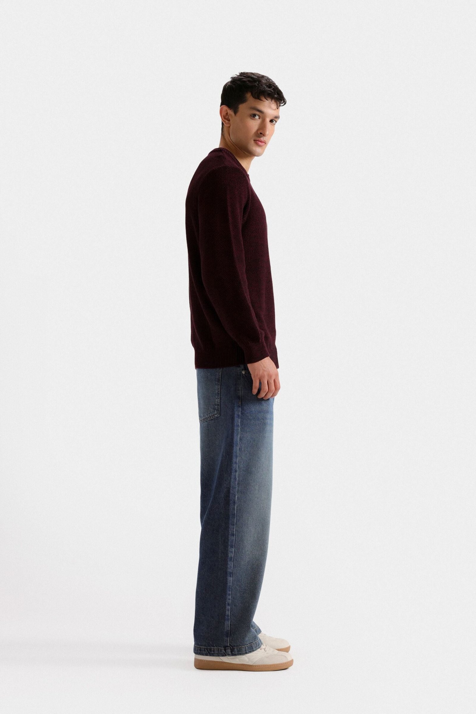 Basic Textured Sweater - Image 10