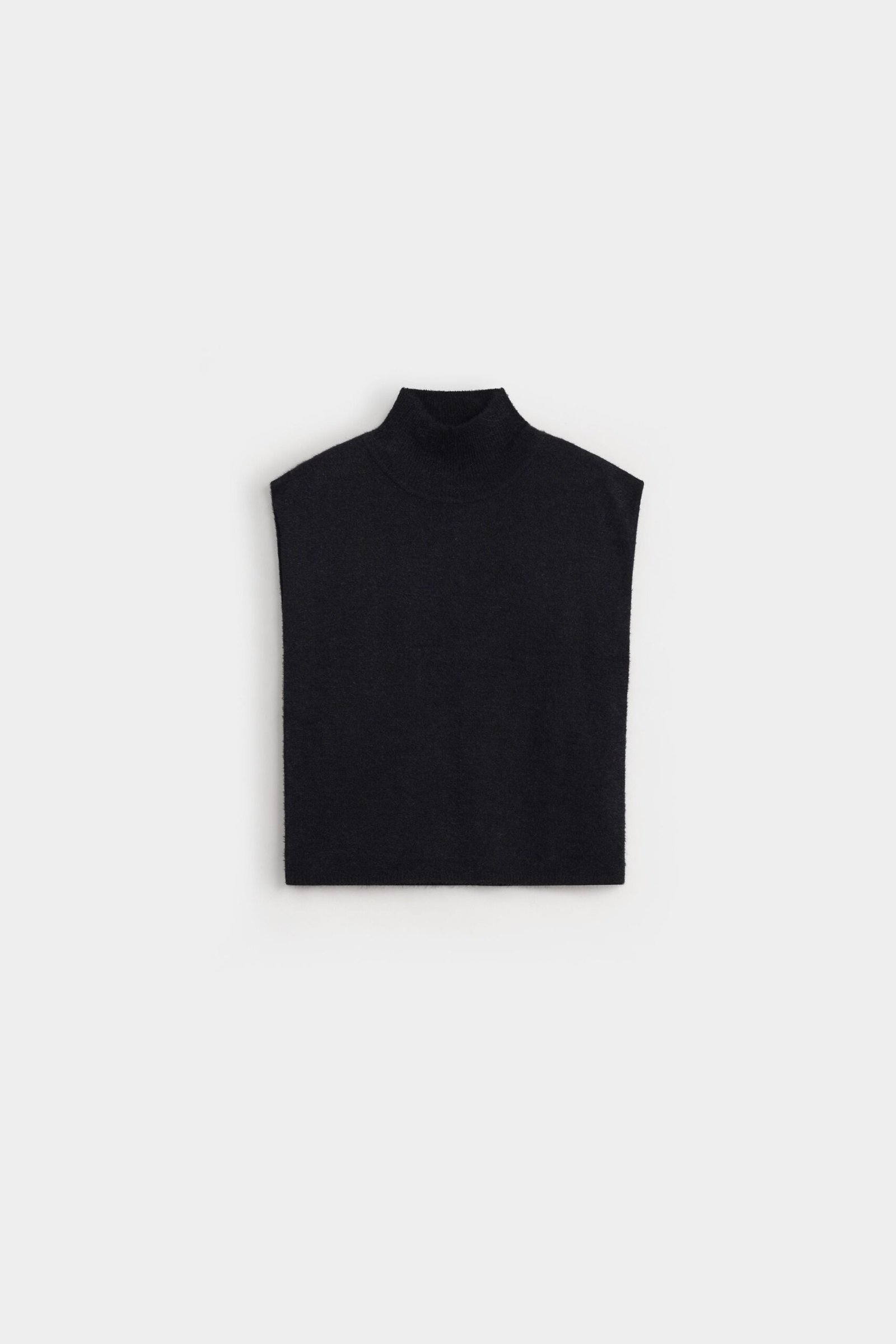 Funnel Neck Sleeveless Sweater - Image 8