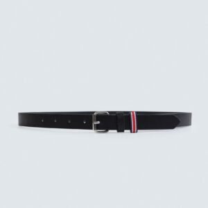 Textured Faux Leather Belt