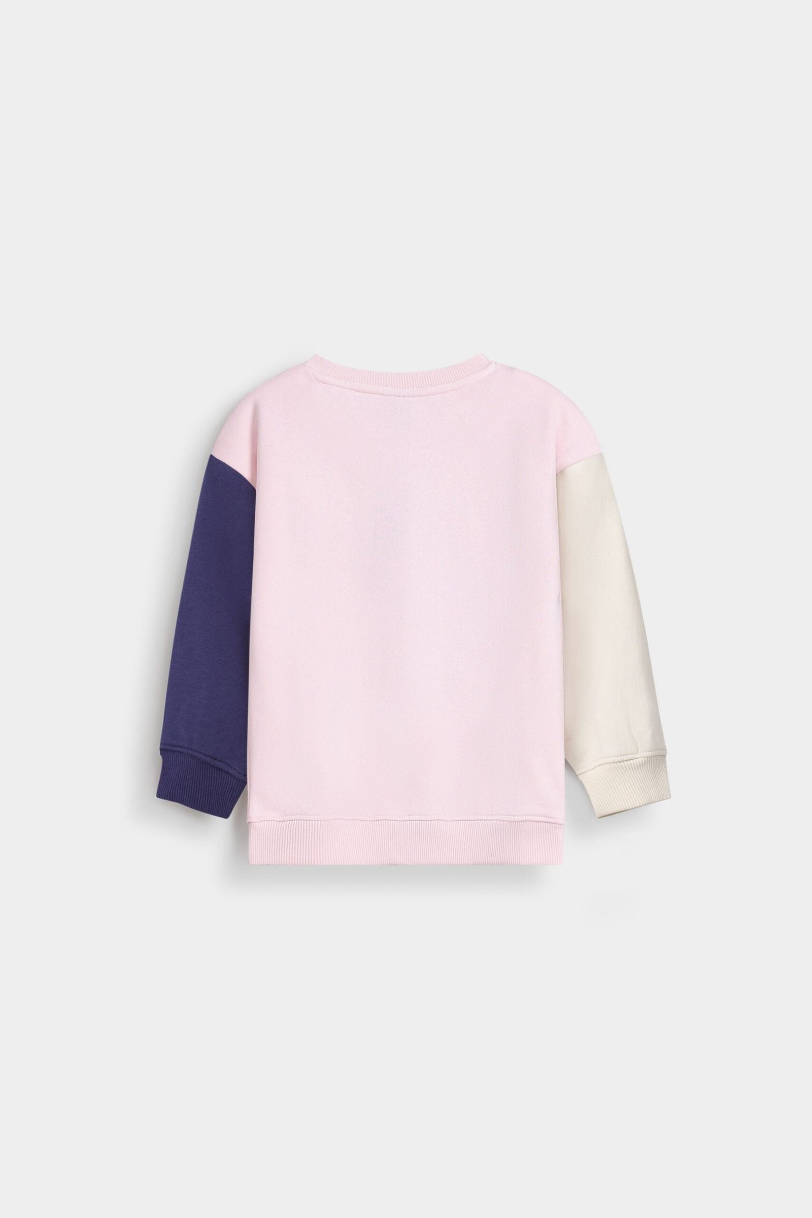 Contrast Sleeves Graphic Sweatshirt - Image 3