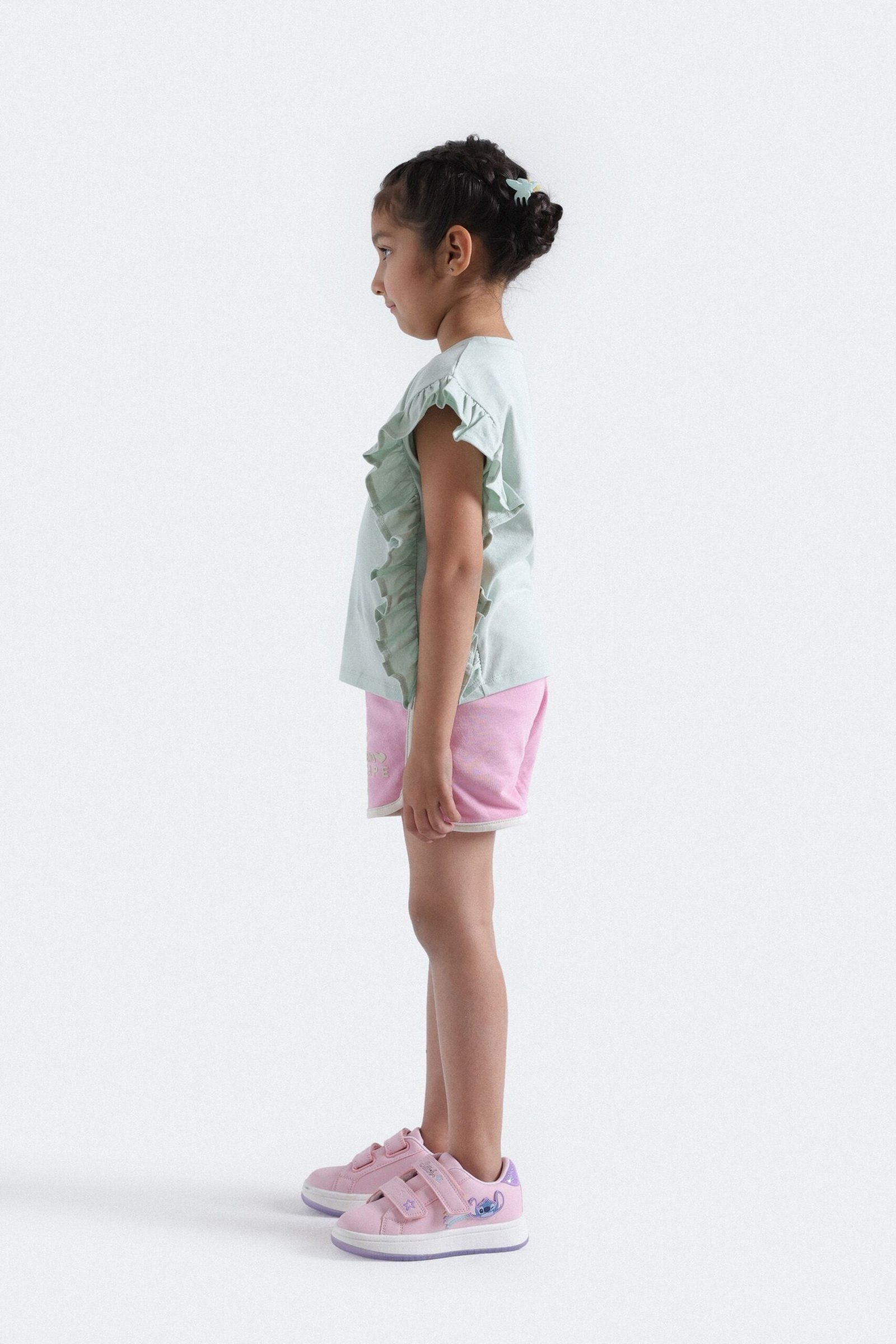 Contrast Tapping Knit Shorts - Image 5