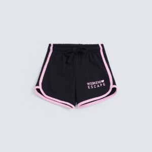 Contrast Tapping Knit Shorts