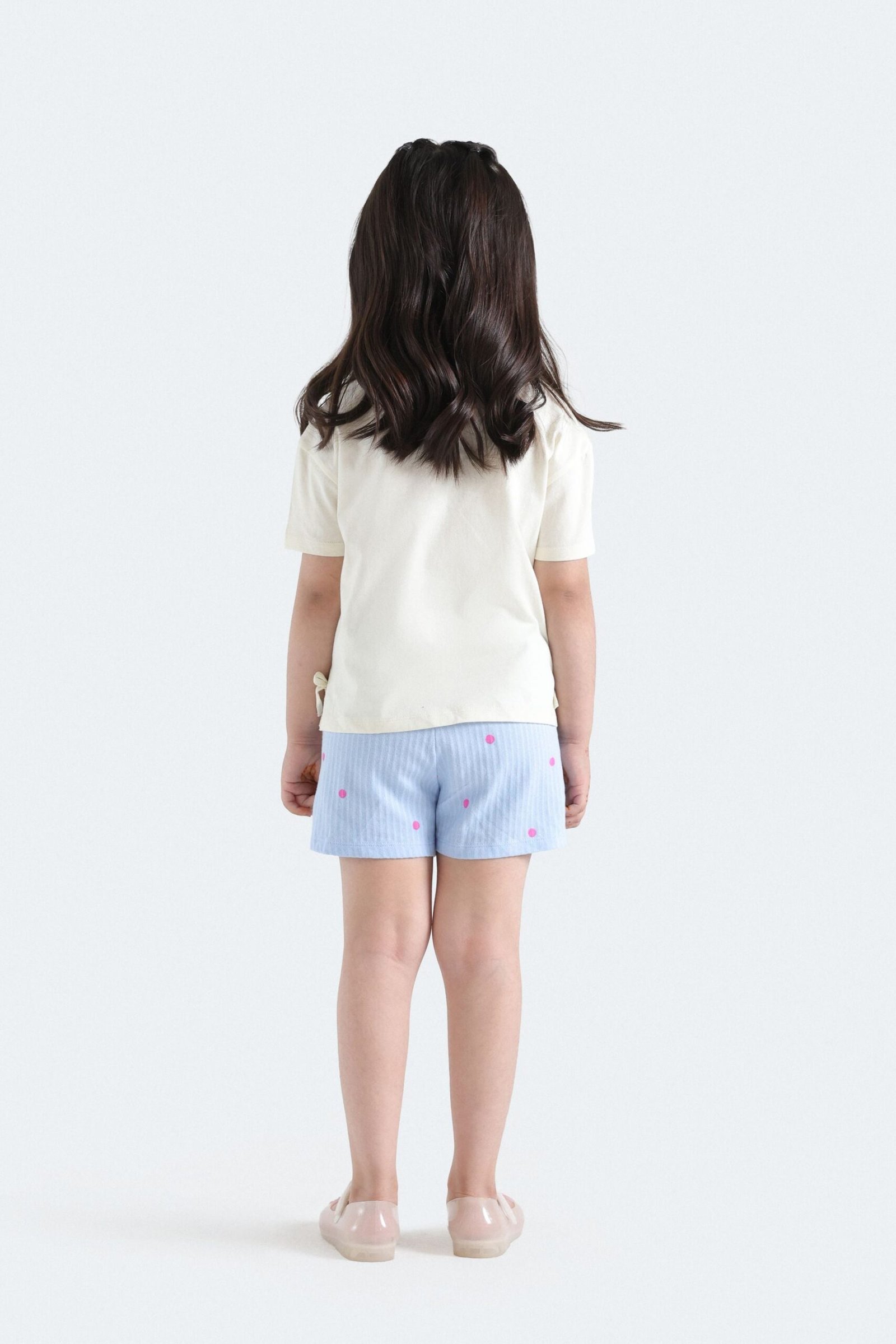 Non-Denim Polka Shorts - Image 5
