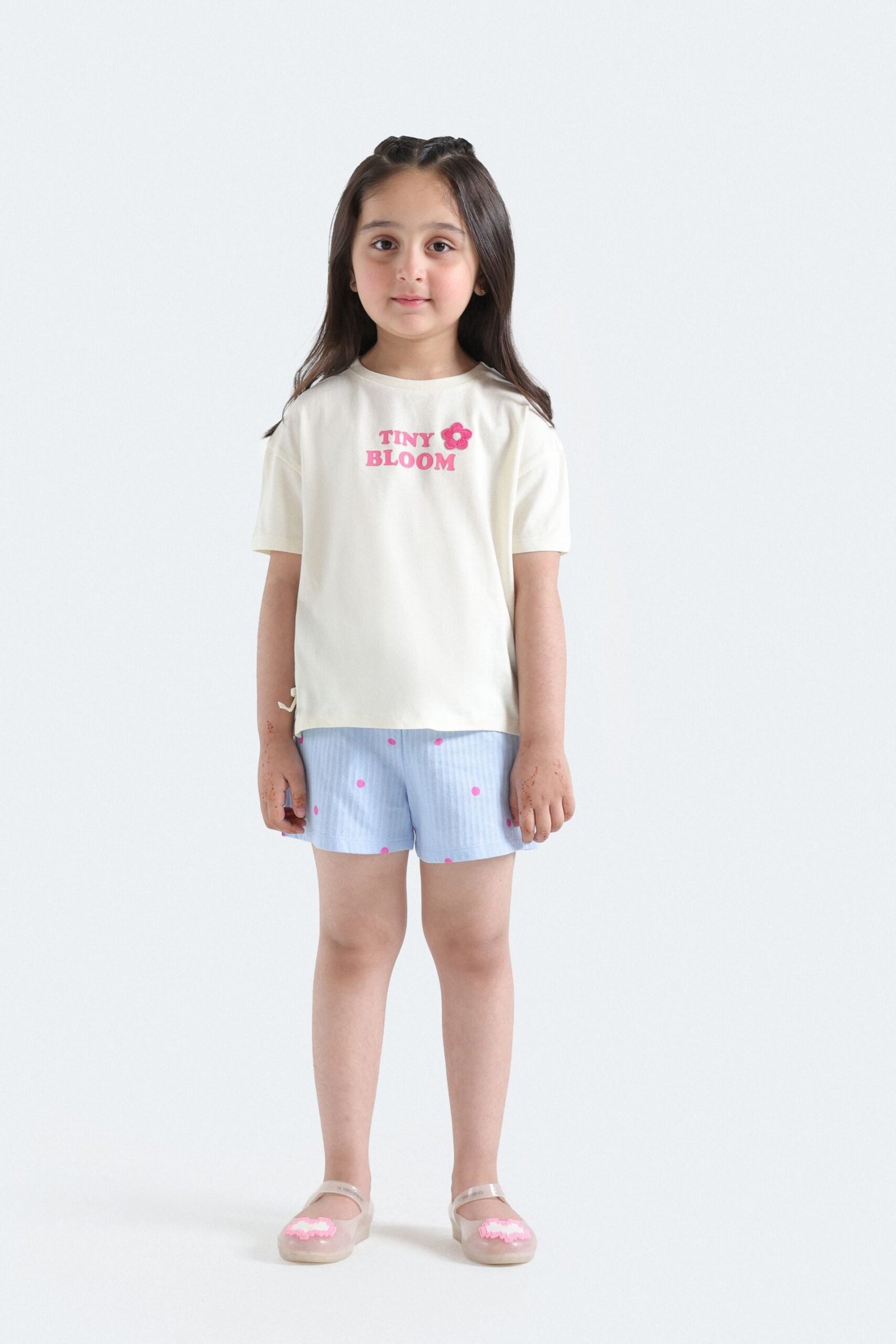 Non-Denim Polka Shorts - Image 4