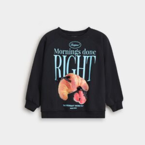 Cropped Graphic Sweatshirt