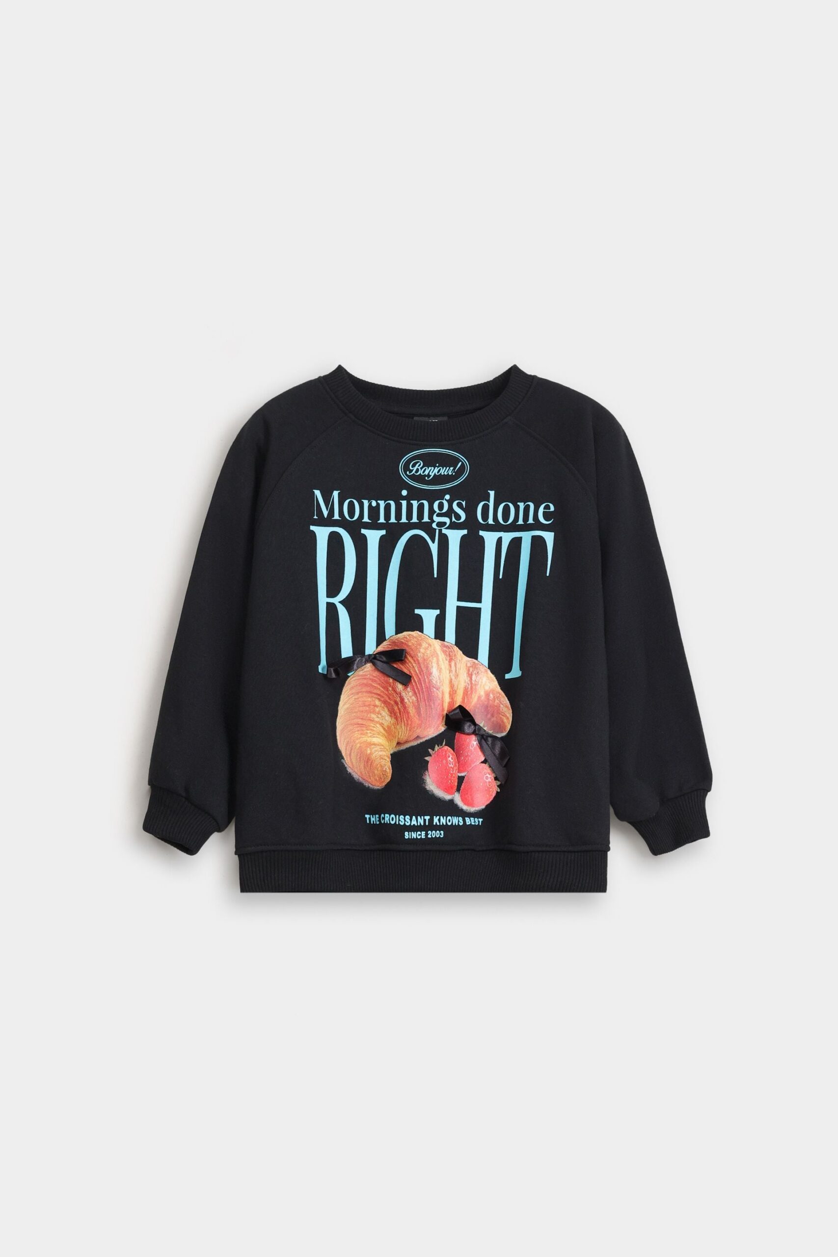 Cropped Graphic Sweatshirt