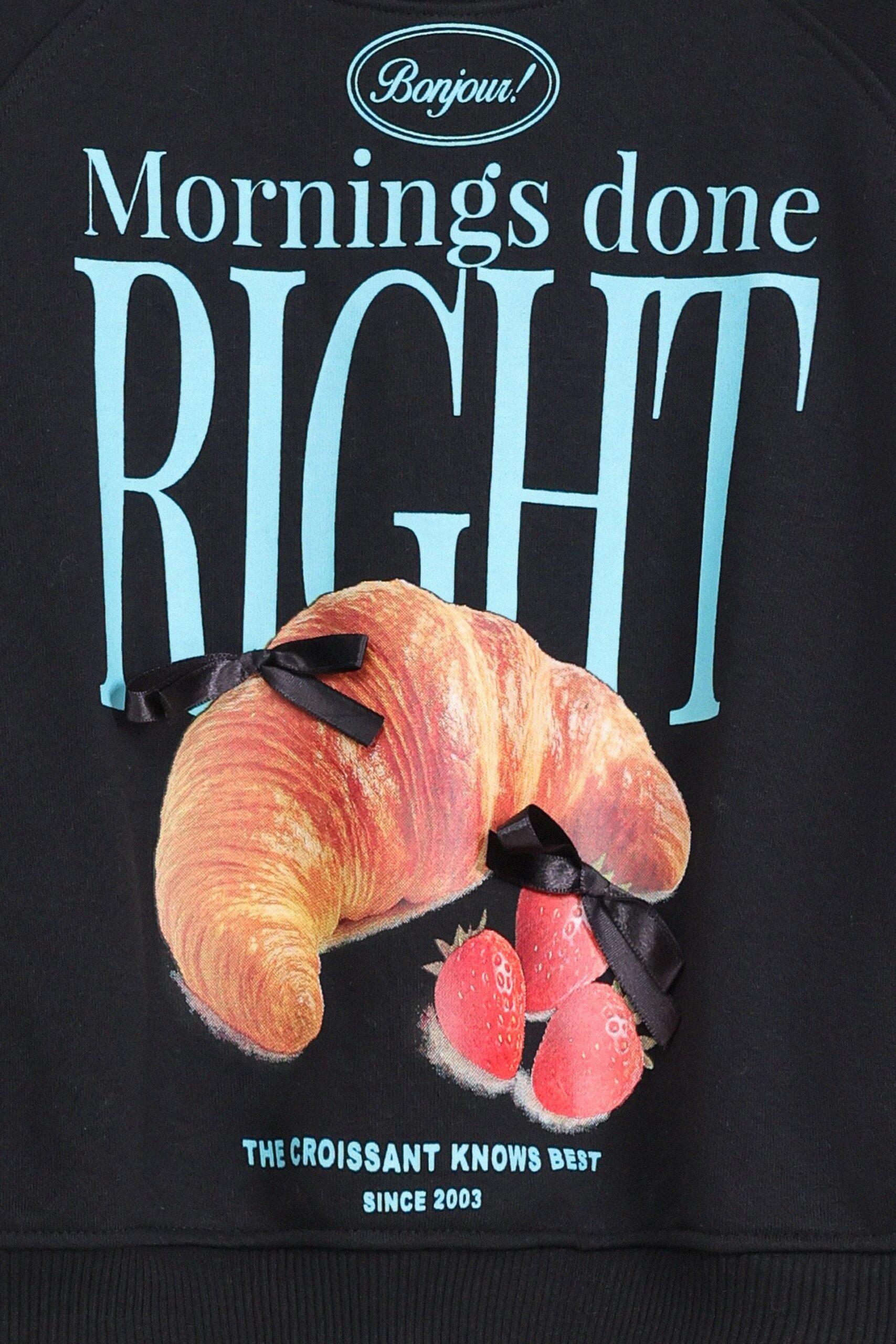 Cropped Graphic Sweatshirt - Image 2
