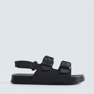 Double Buckle Strap Sandals