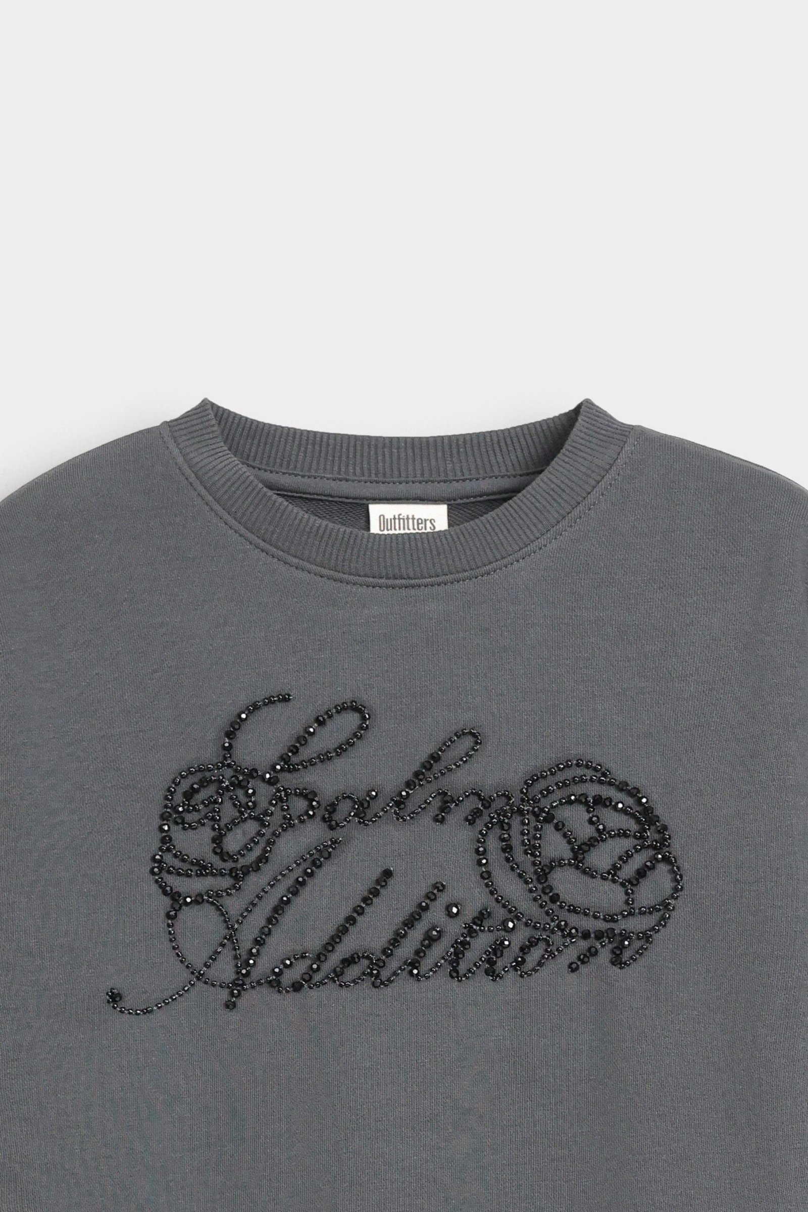 Sweatshirt With Tulle Applique Detail - Image 2