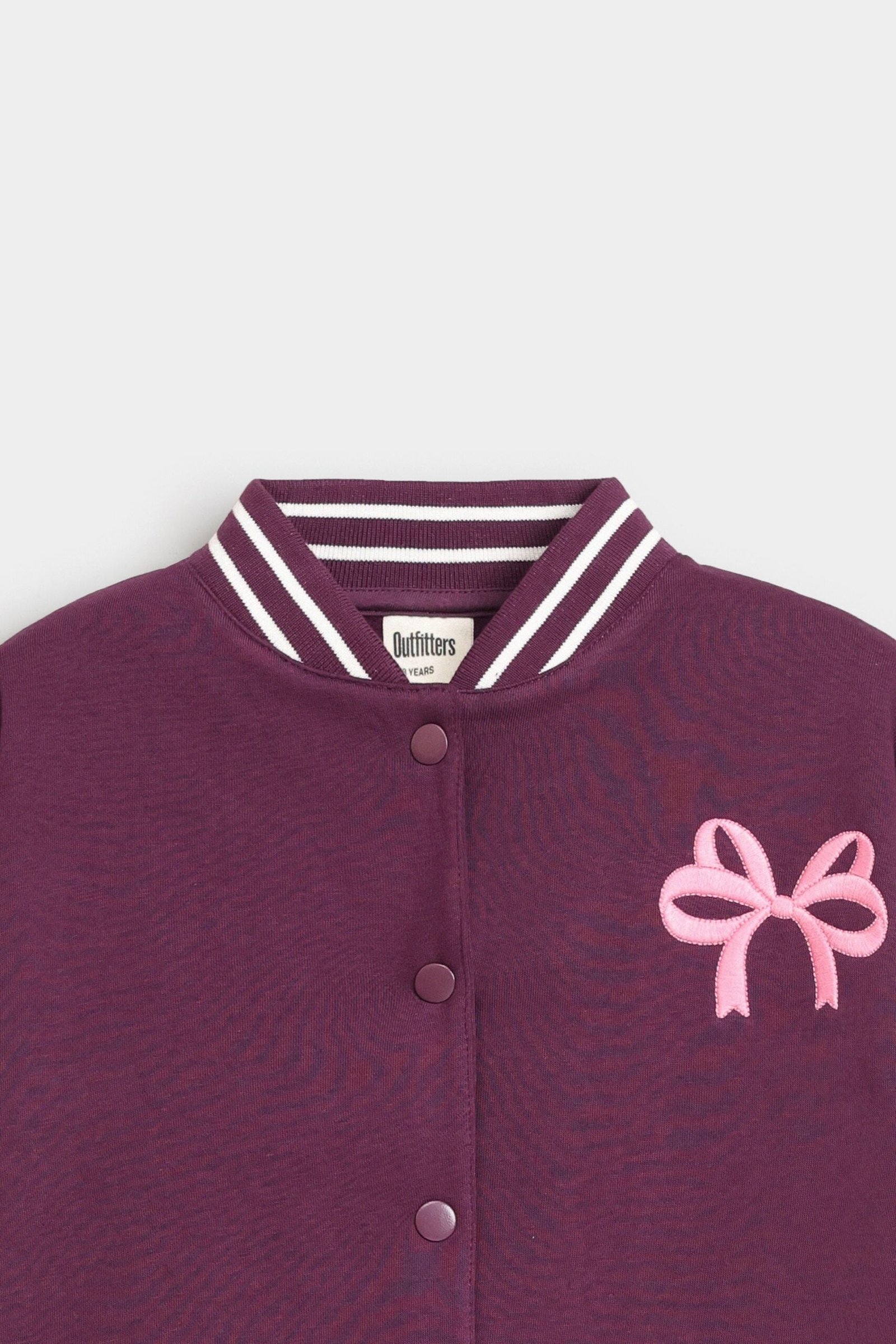 Embroidered Slogan Print Sweatshirt - Image 2