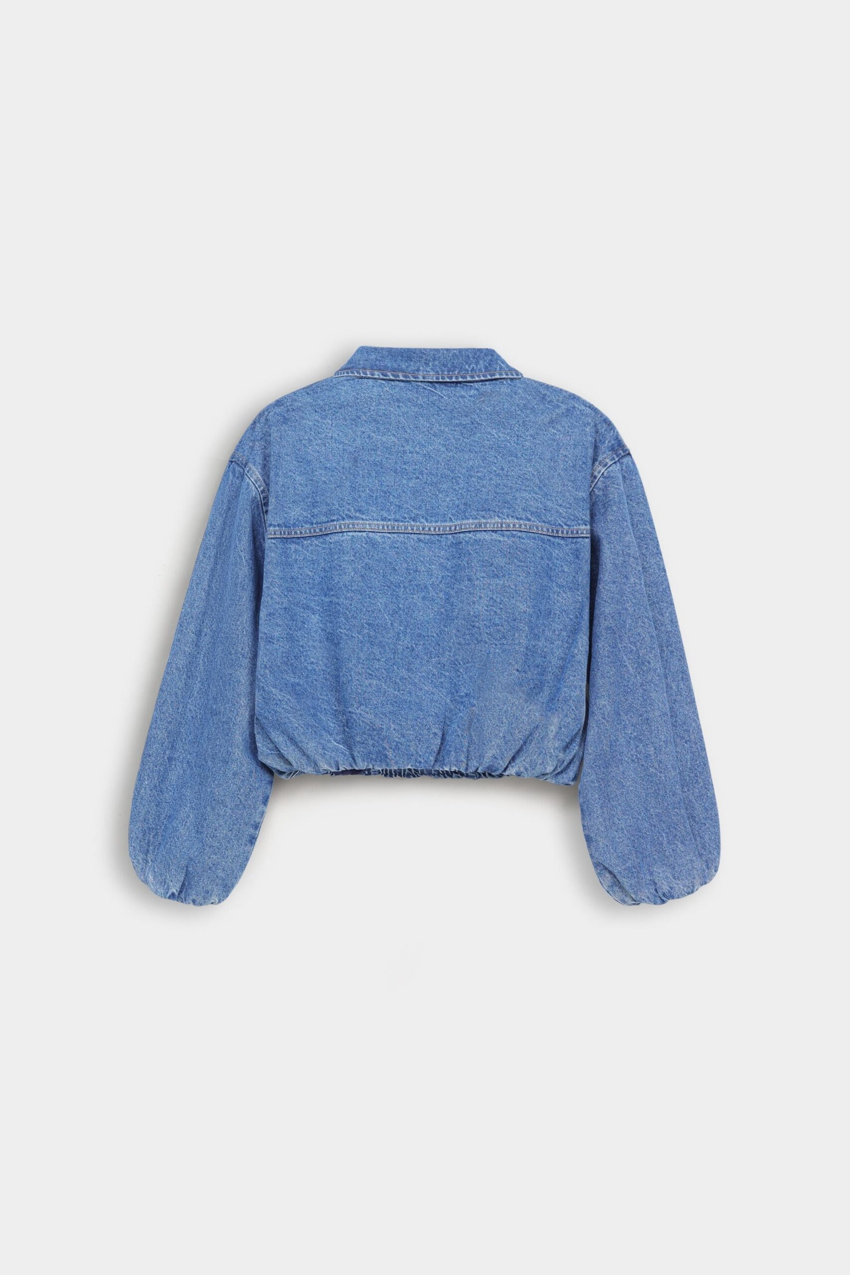 Super Cropped Denim Jacket - Image 7