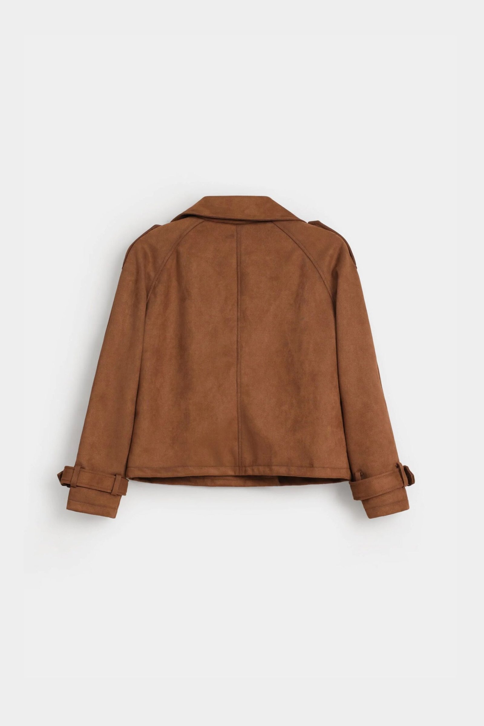 Super Cropped Suede Jacket - Image 15