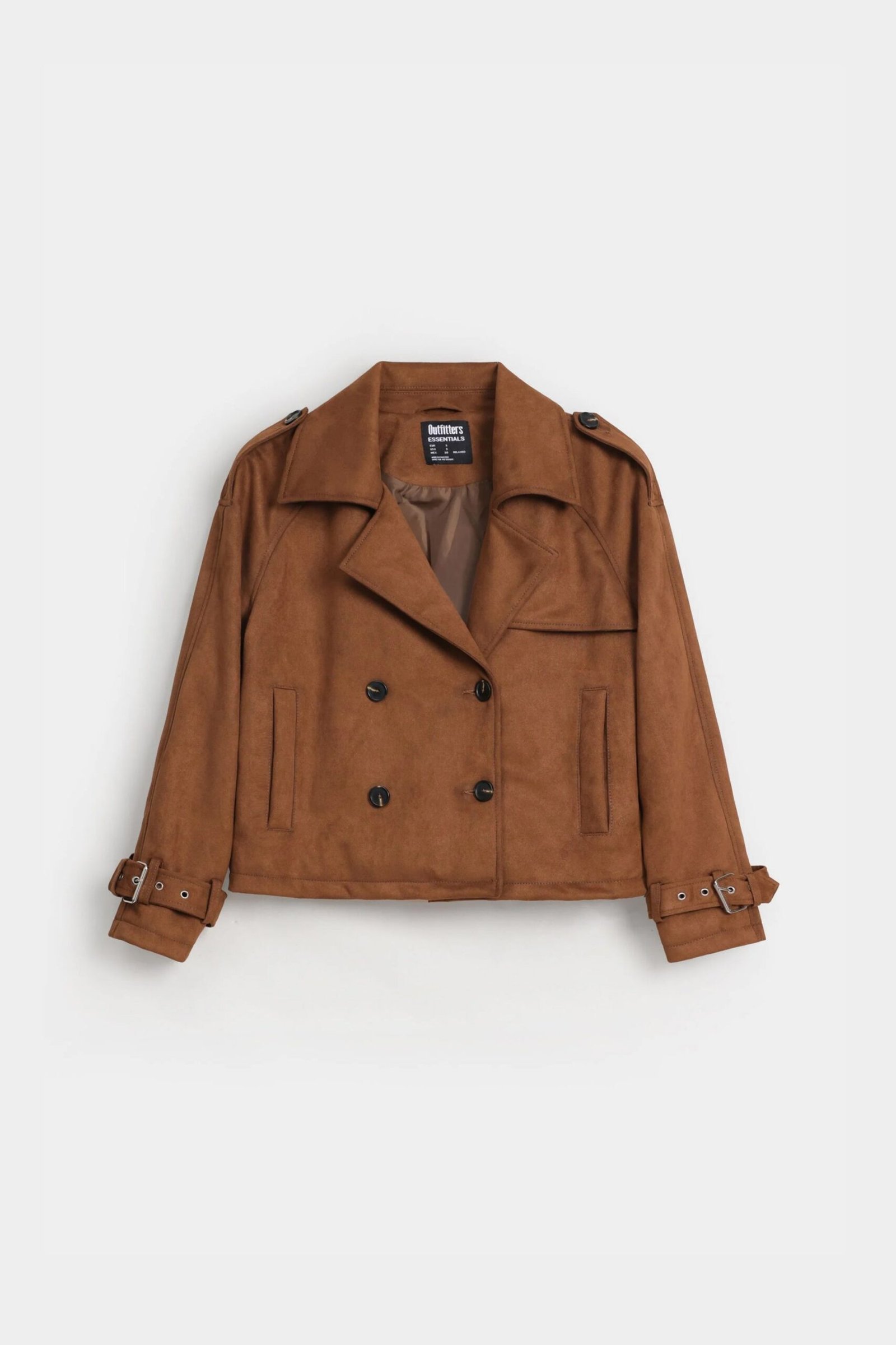 Super Cropped Suede Jacket - Image 13
