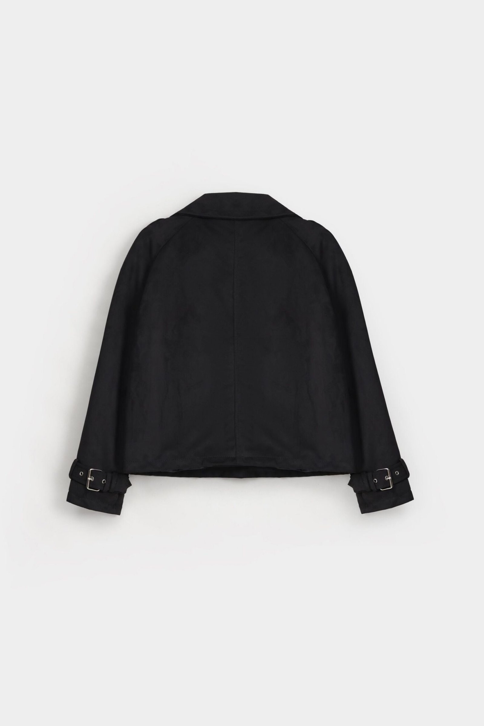Super Cropped Suede Jacket - Image 7
