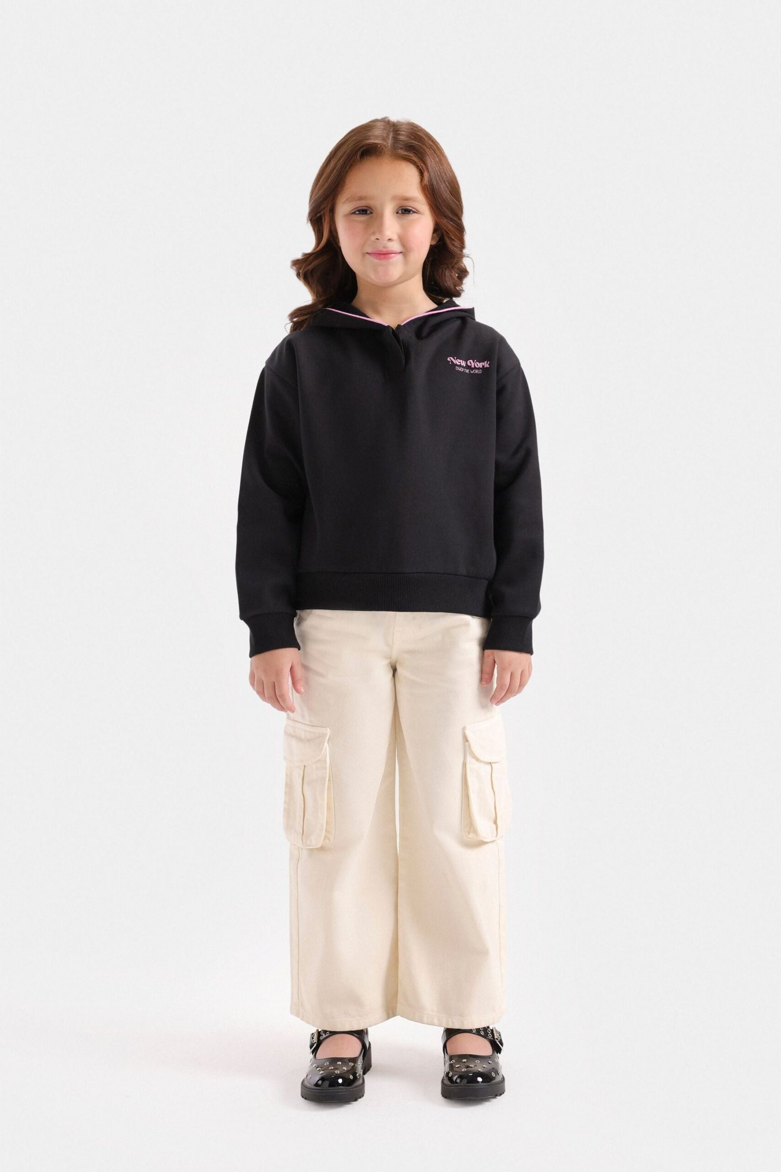 Slogan Print Hoodie - Image 4