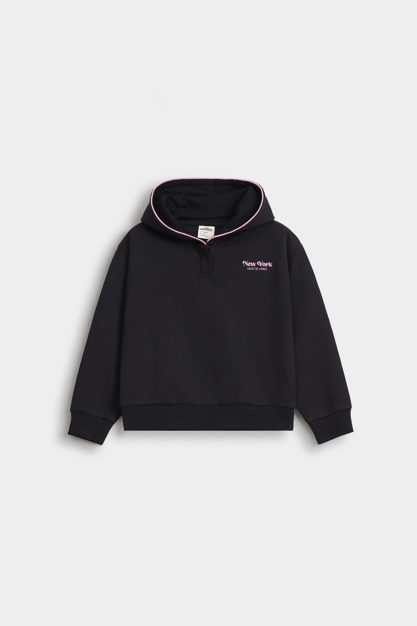 Slogan Print Hoodie