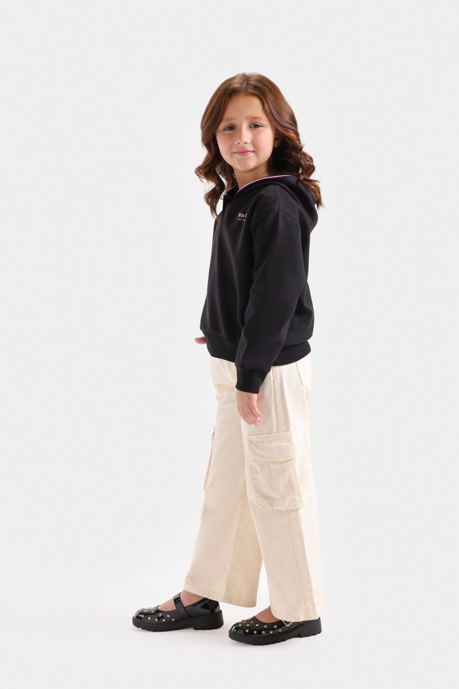 Slogan Print Hoodie - Image 5