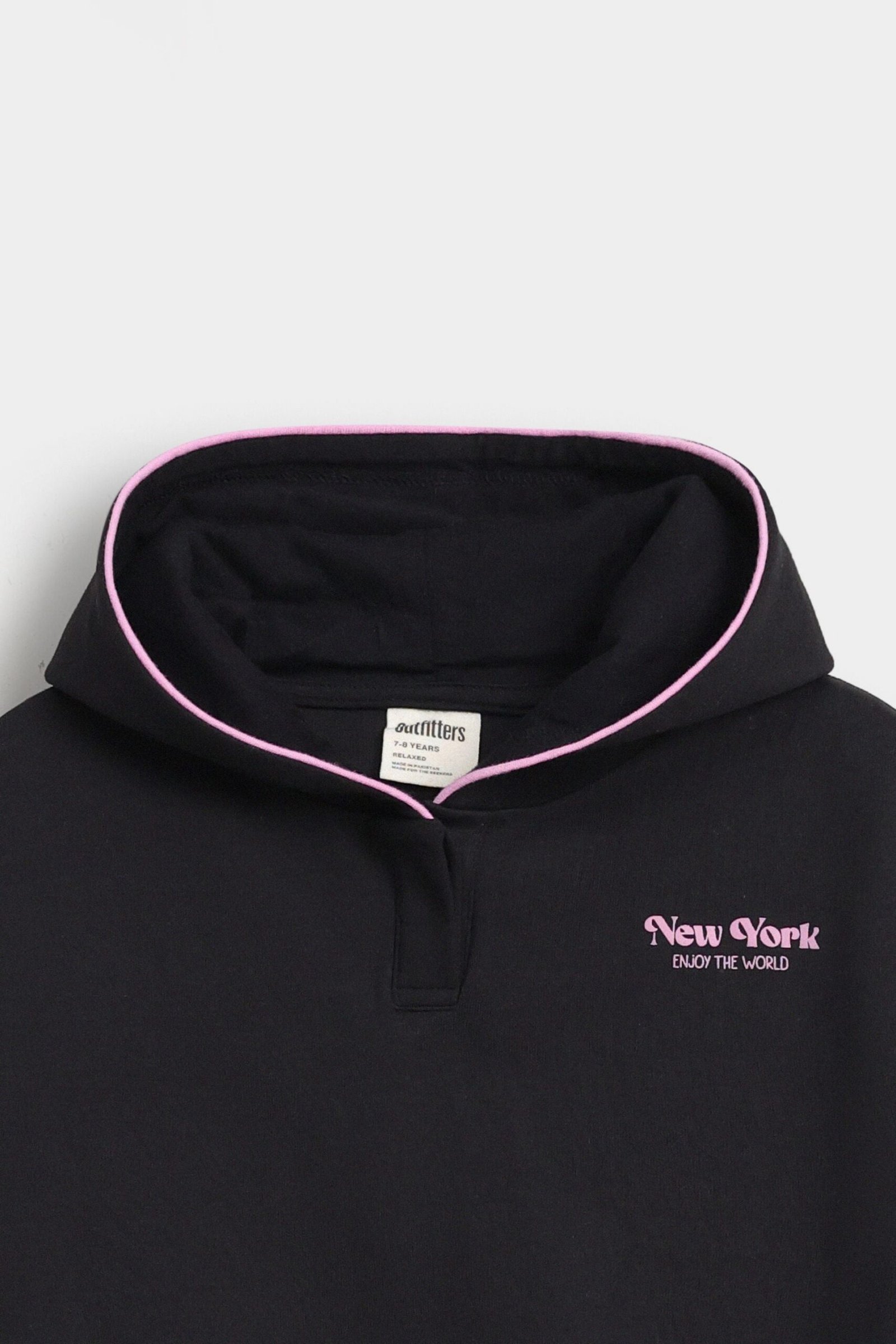 Slogan Print Hoodie - Image 2
