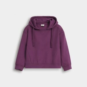 Cropped Cut & Sew Hoodie