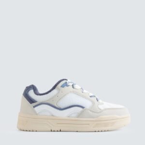 Multi-Piece Mesh Sneakers