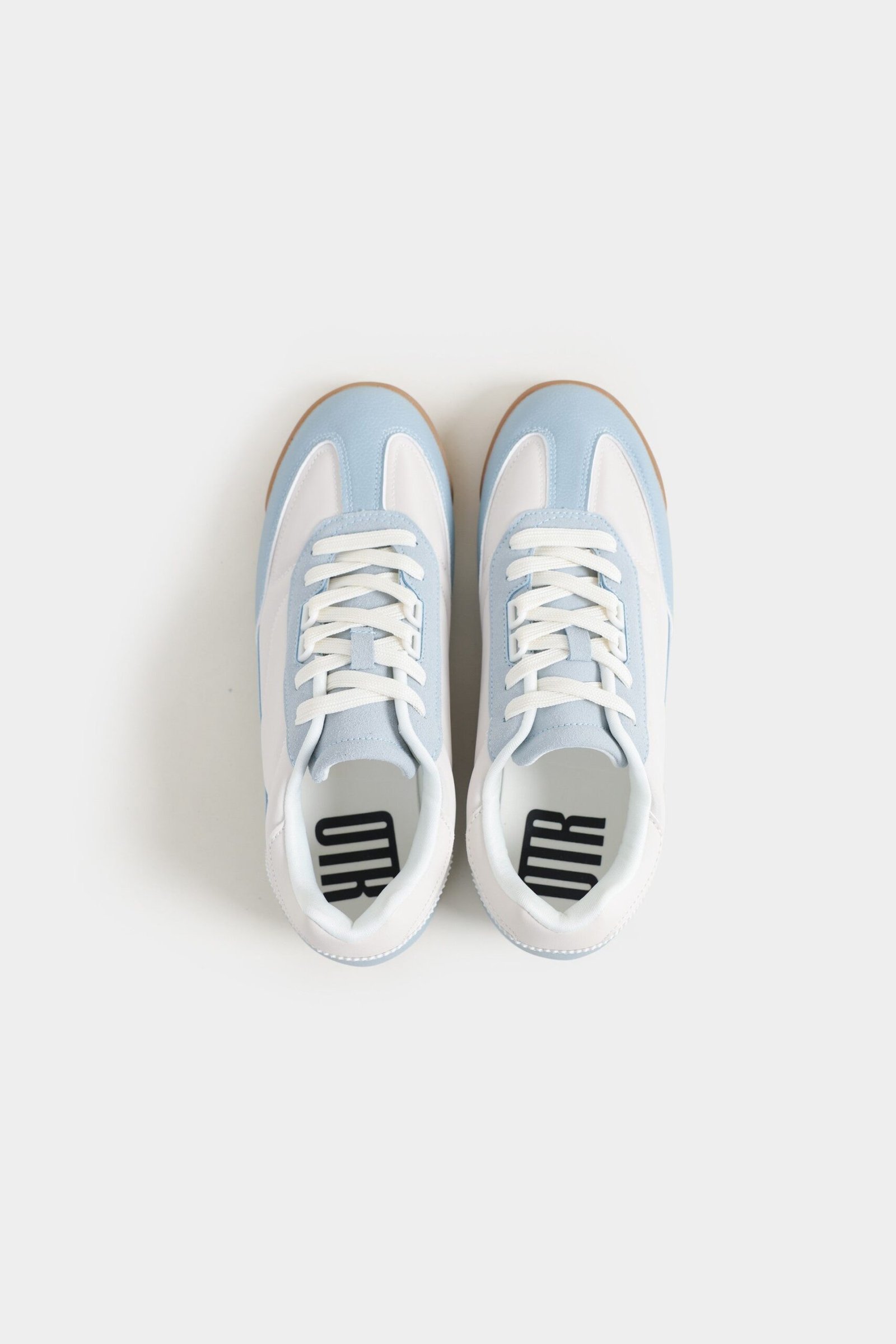 Contrast Lace-up Trainers - Image 3