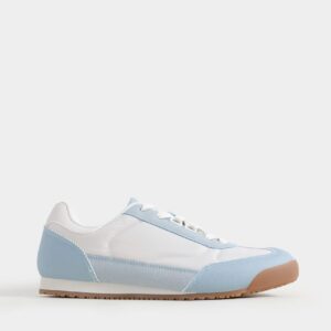 Contrast Lace-up Trainers
