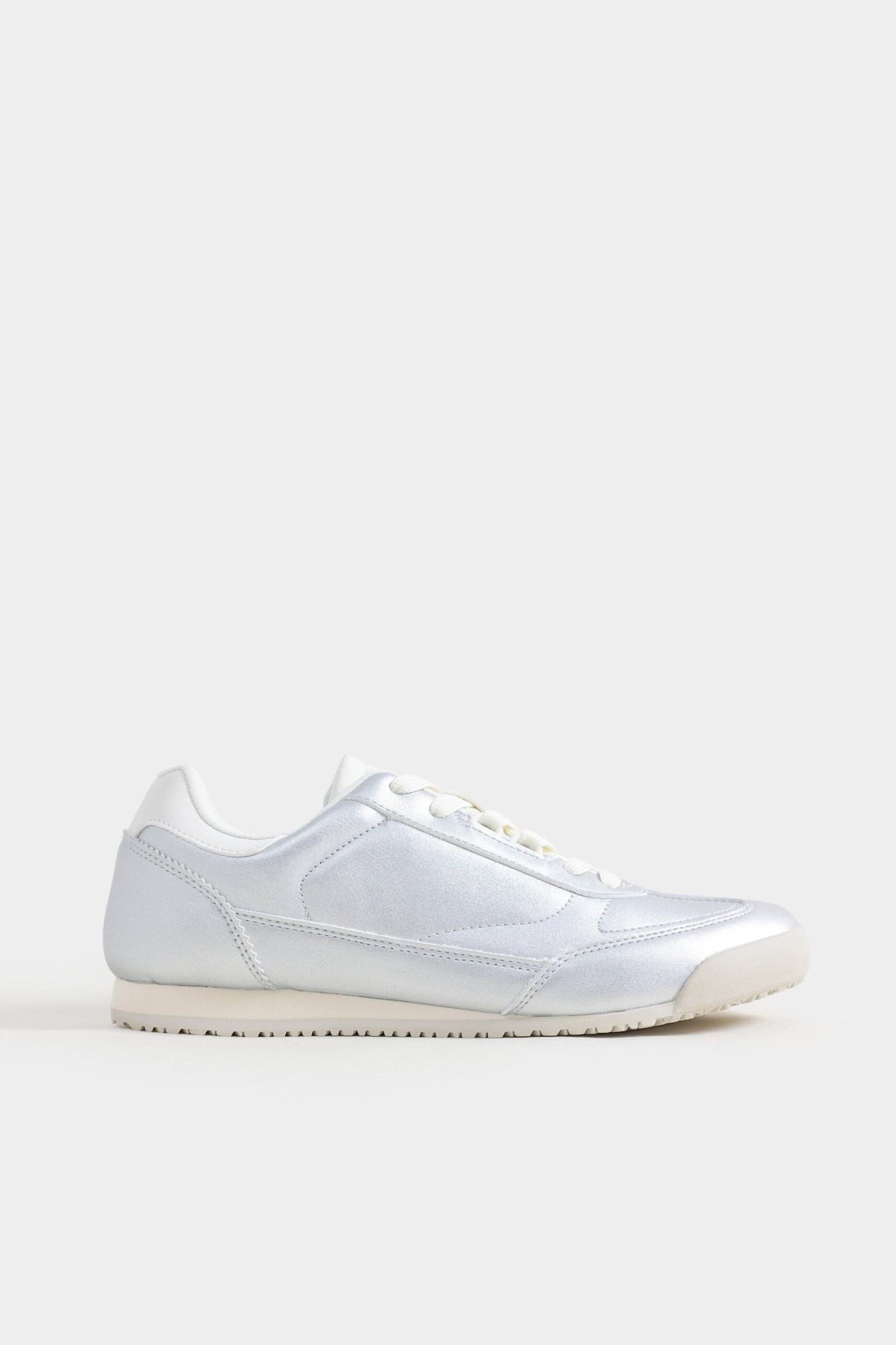 Contrast Lace-up Trainers - Image 6