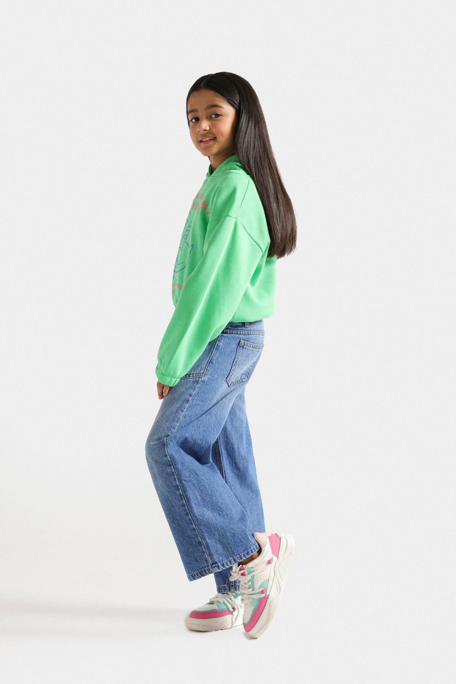 Cropped Graphic Hoodie - Image 5