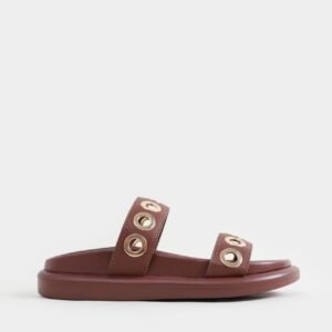 Eyelet Chunky Flats