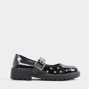 Chunky Buckled Mary Jane Shoes