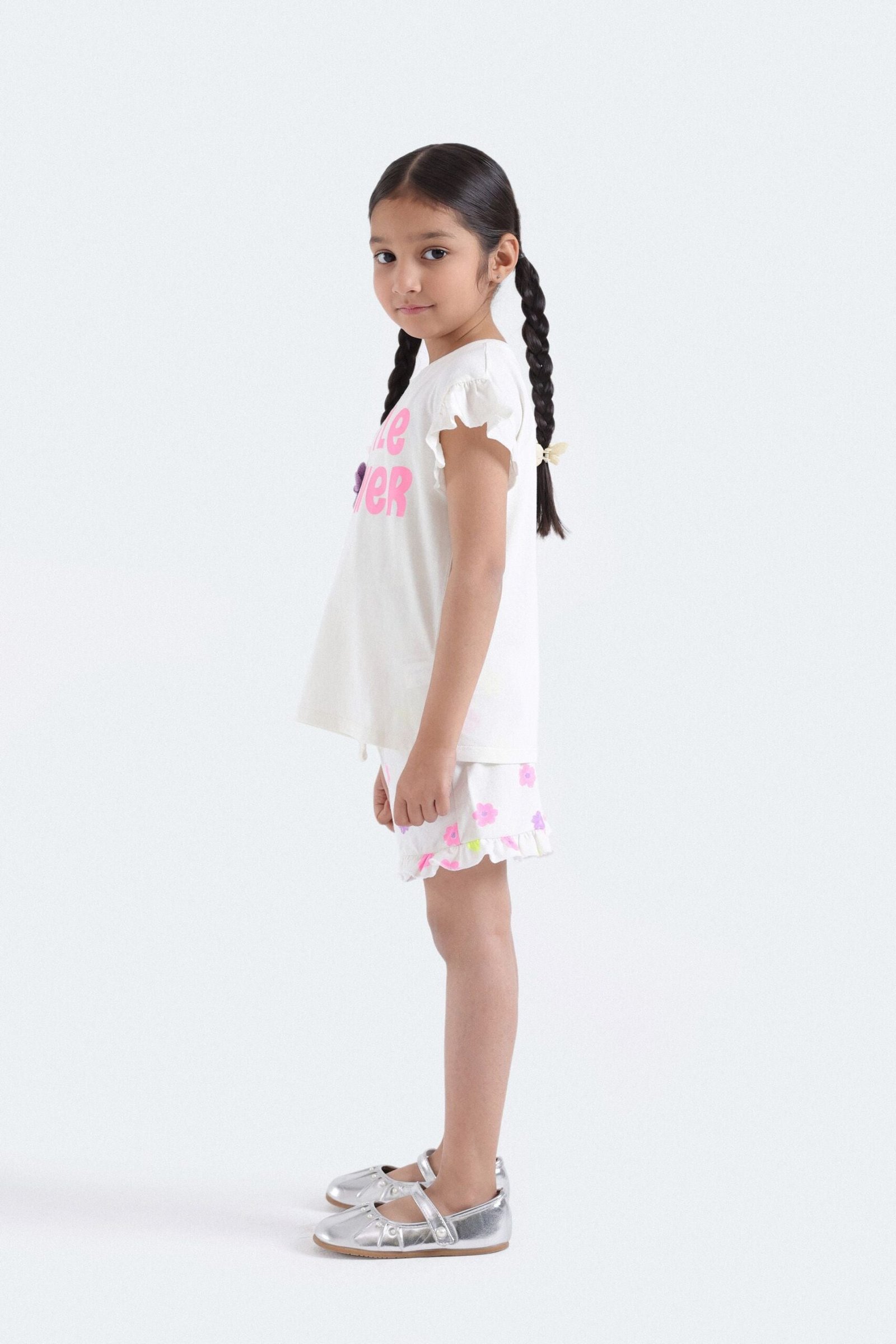 Graphic Co-Ord Set With Ruffle Sleeves - Image 10