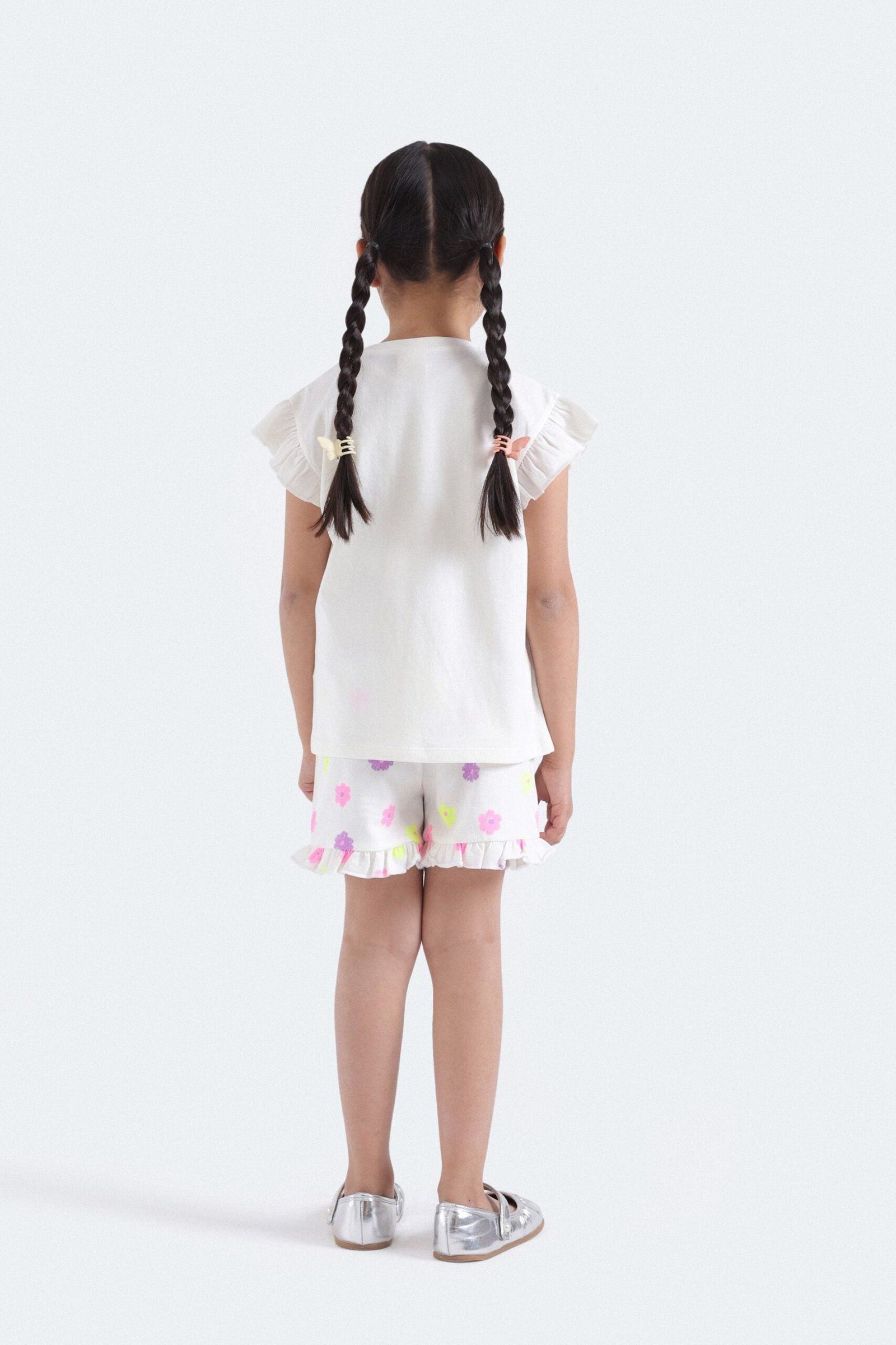 Graphic Co-Ord Set With Ruffle Sleeves - Image 11