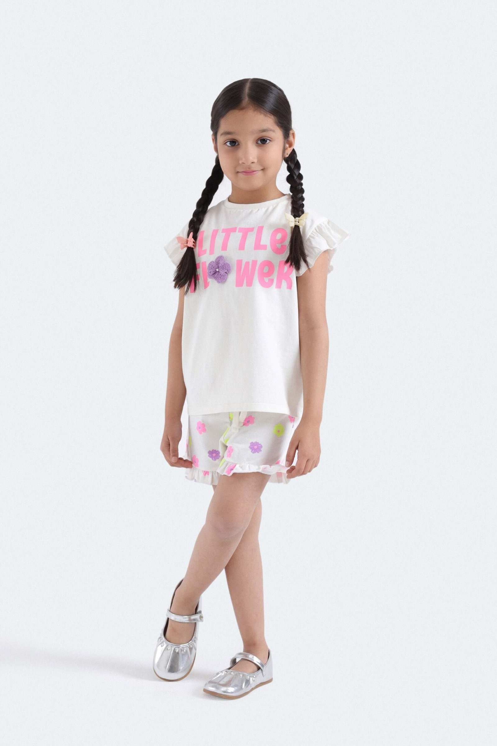 Graphic Co-Ord Set With Ruffle Sleeves - Image 8