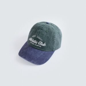 Embroidered Contrast Cap