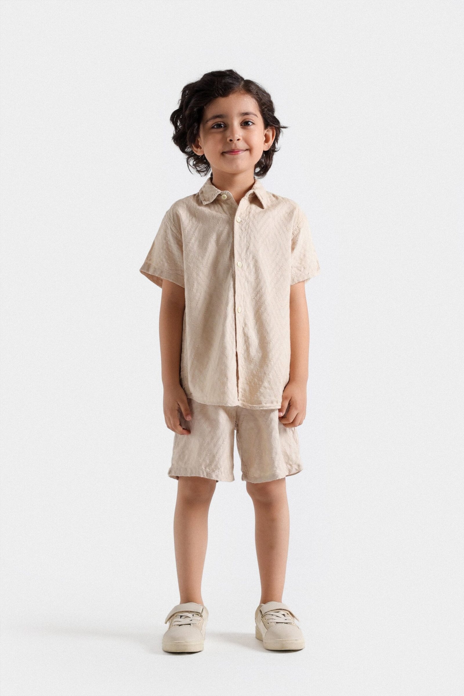 Non-Denim Jacquard Shorts - Image 4