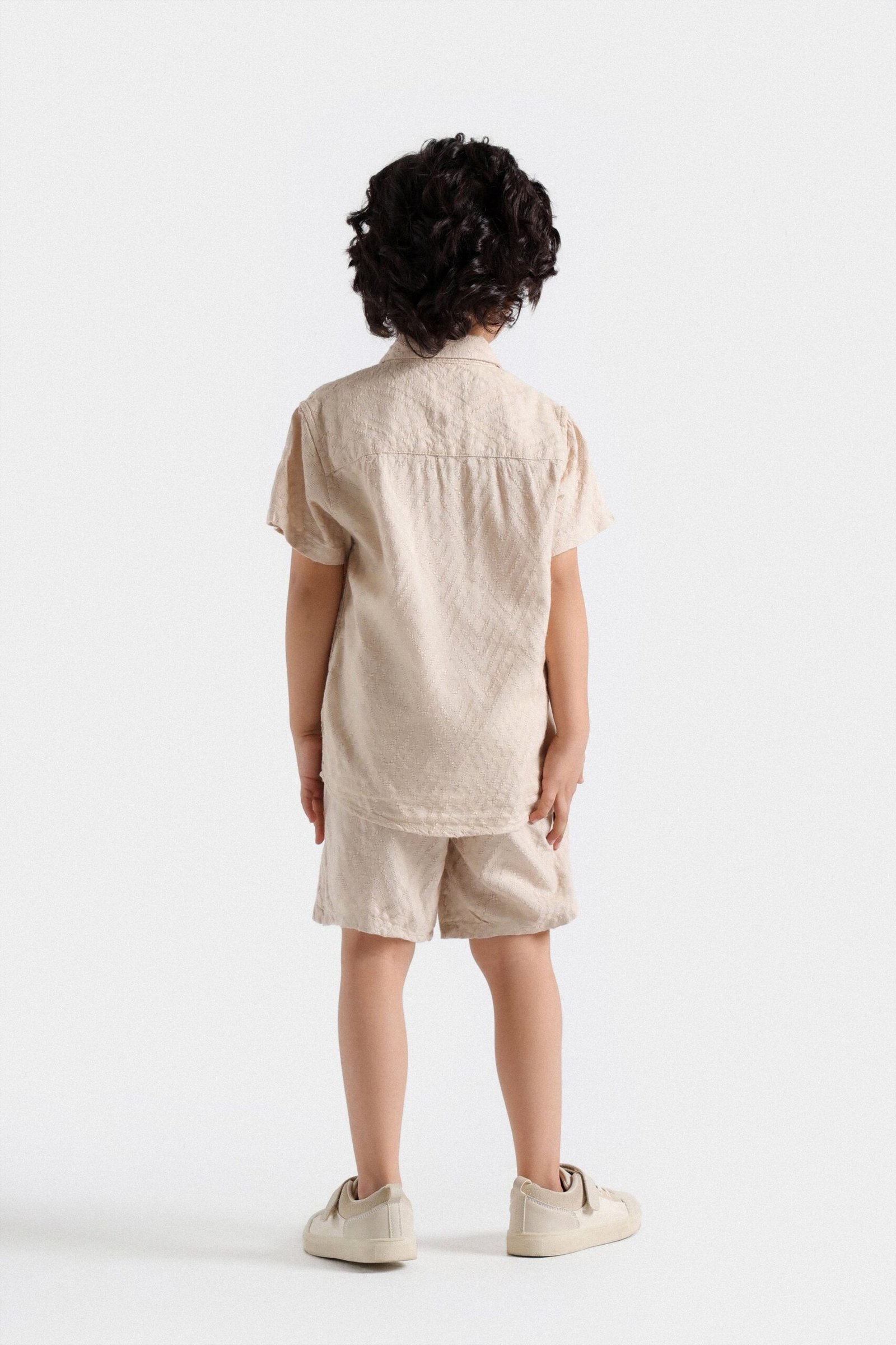 Non-Denim Jacquard Shorts - Image 5
