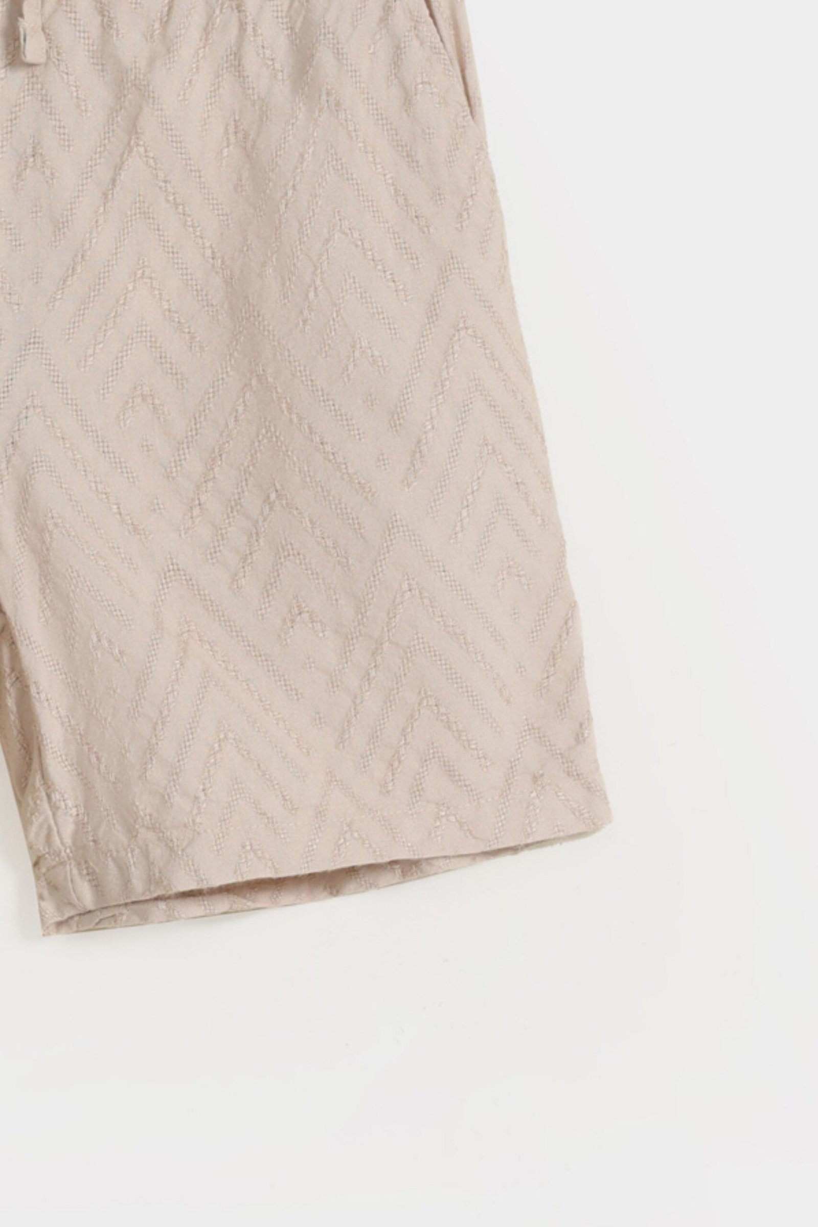 Non-Denim Jacquard Shorts - Image 2