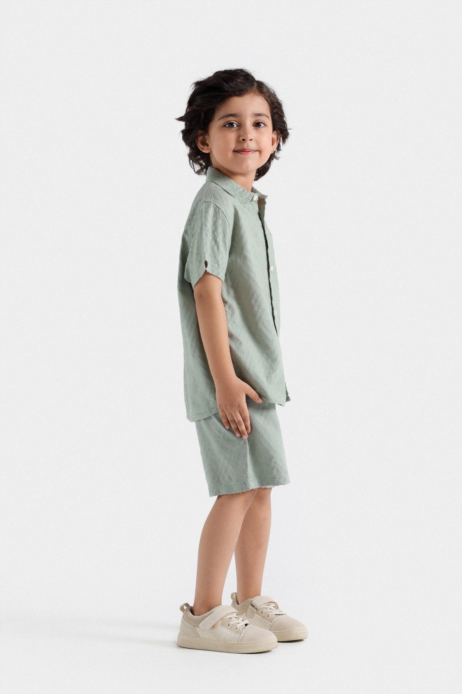 Non-Denim Jacquard Shorts - Image 10