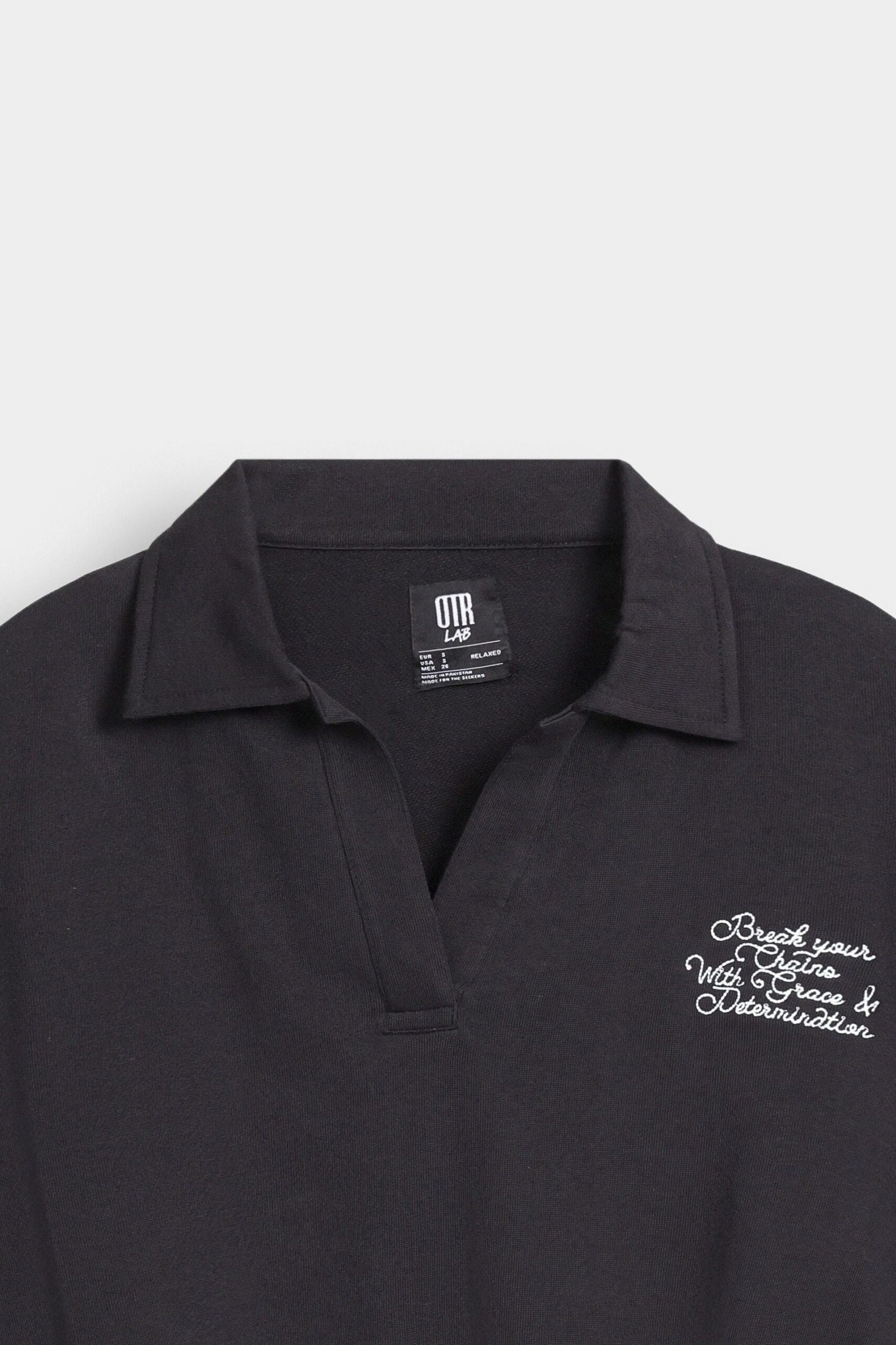 Super Cropped Polo Sweatshirt - Image 12