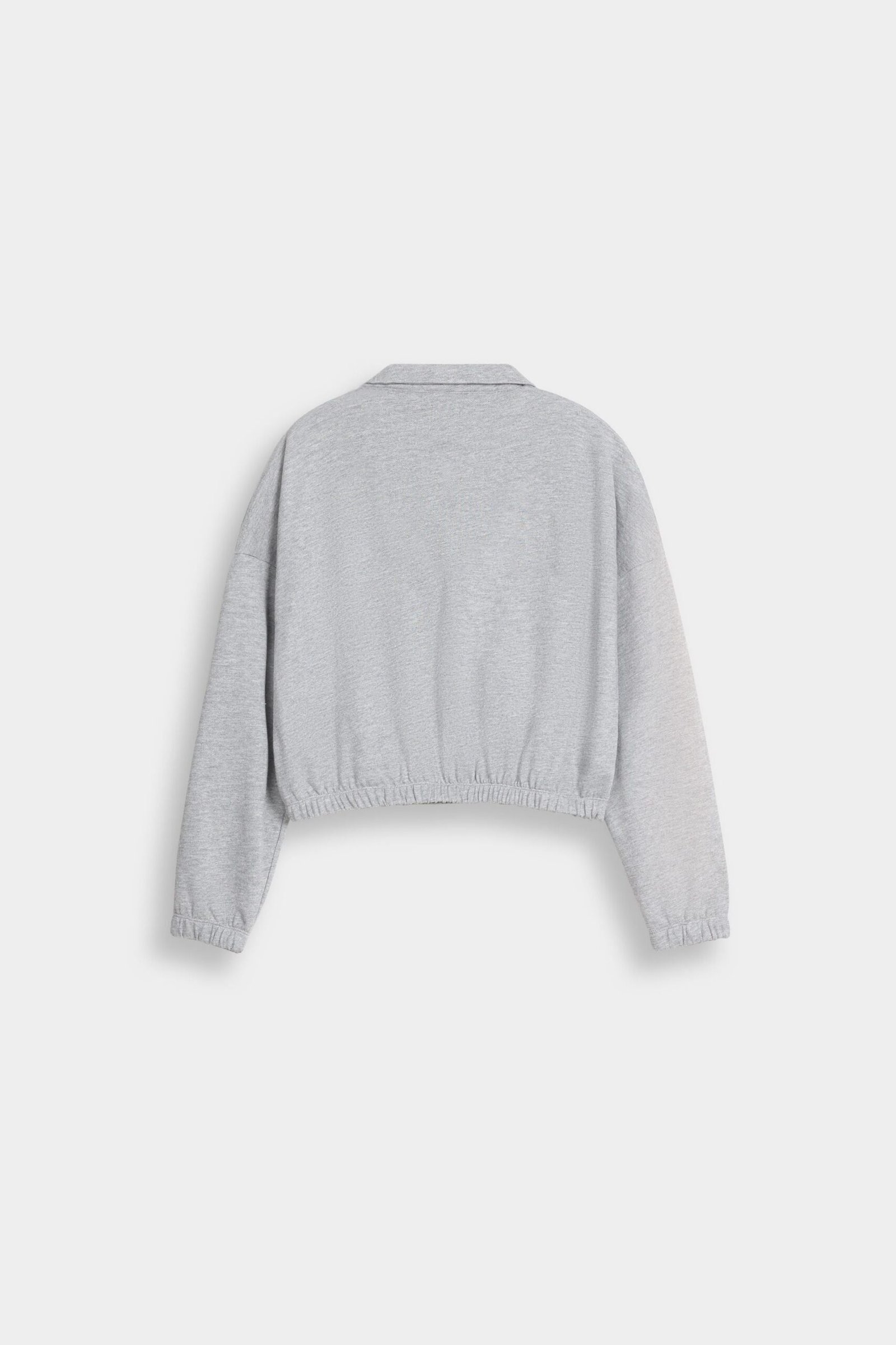 Super Cropped Polo Sweatshirt - Image 7