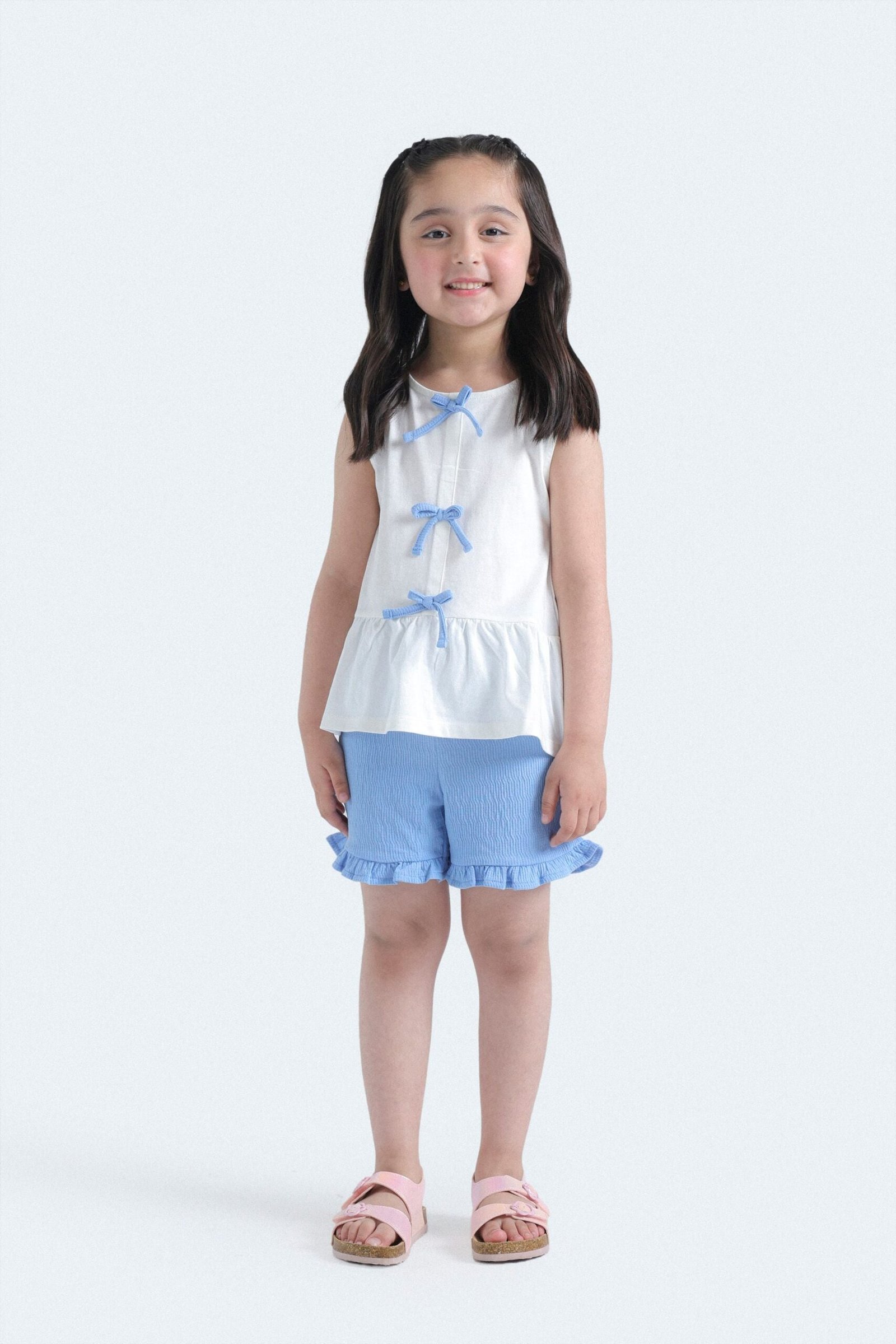 Ruffle Co-Ord Set With Bow Detail - Image 8