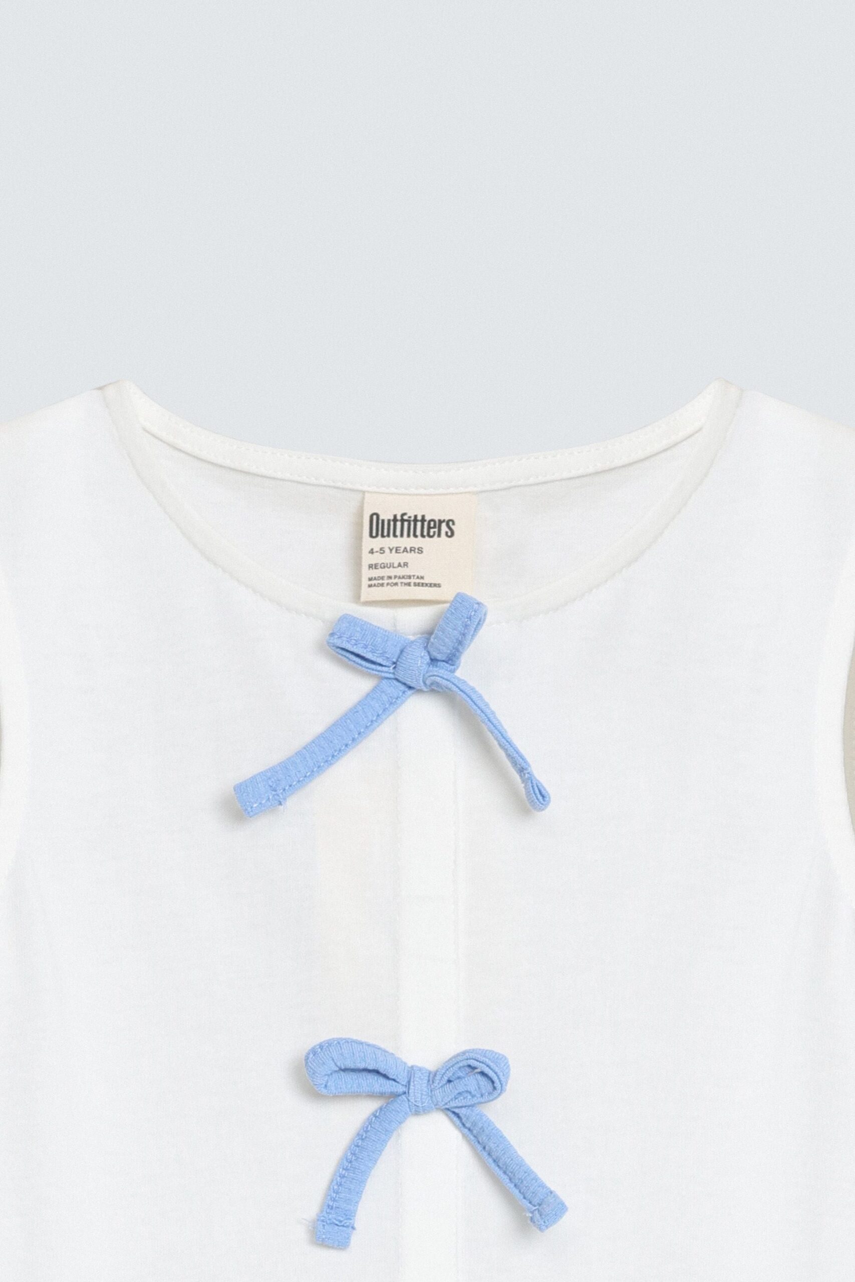 Ruffle Co-Ord Set With Bow Detail - Image 3