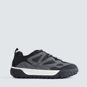 Multi-Piece Mesh Sneakers