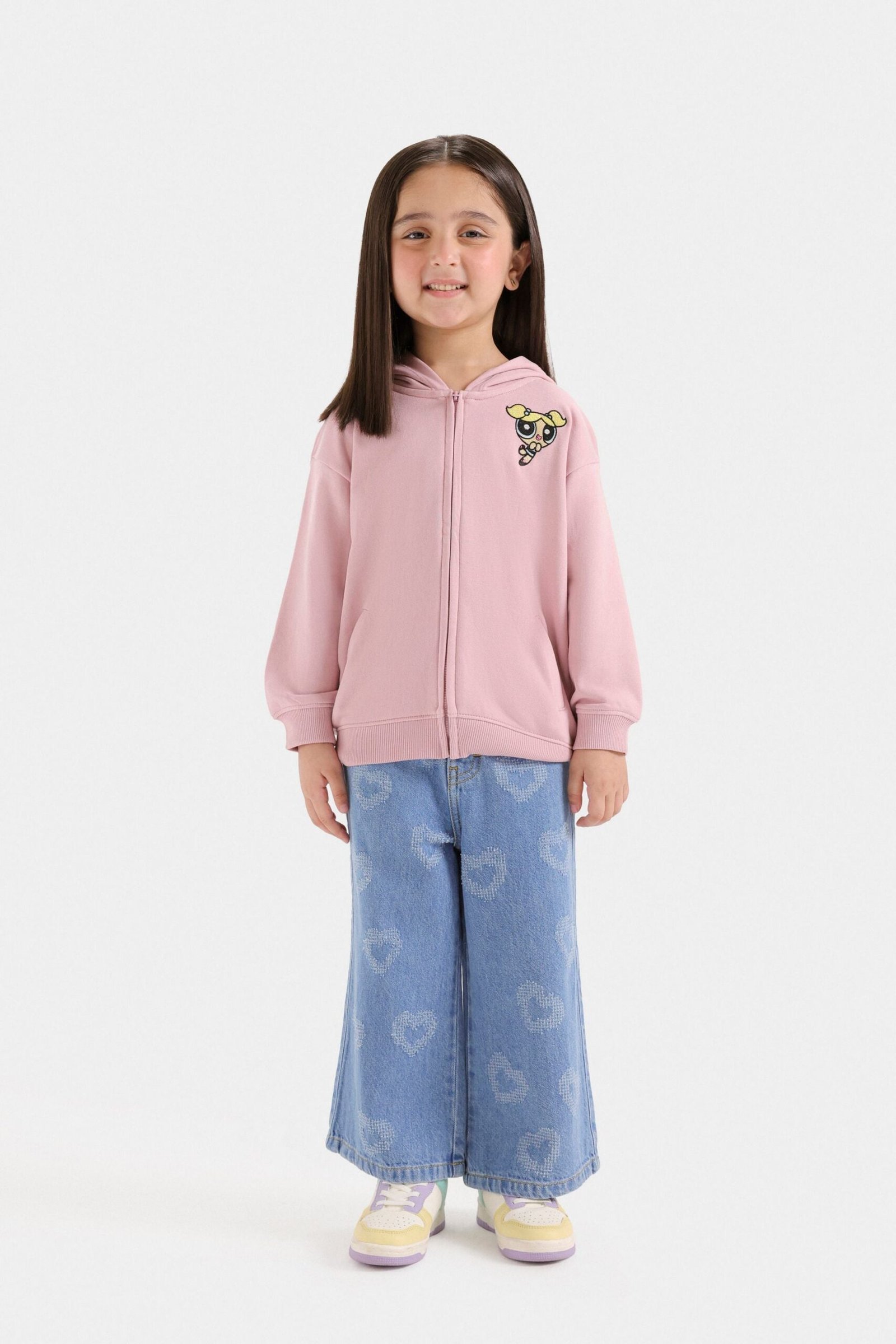 Embroidered Zipper Hoodie - Image 4