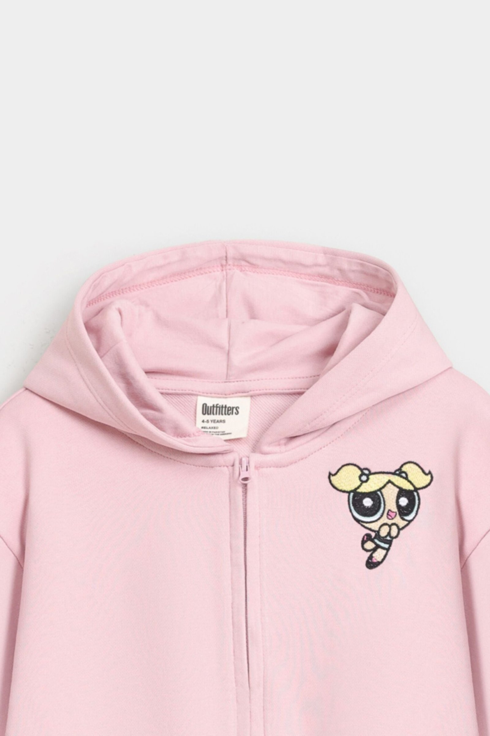 Embroidered Zipper Hoodie - Image 2