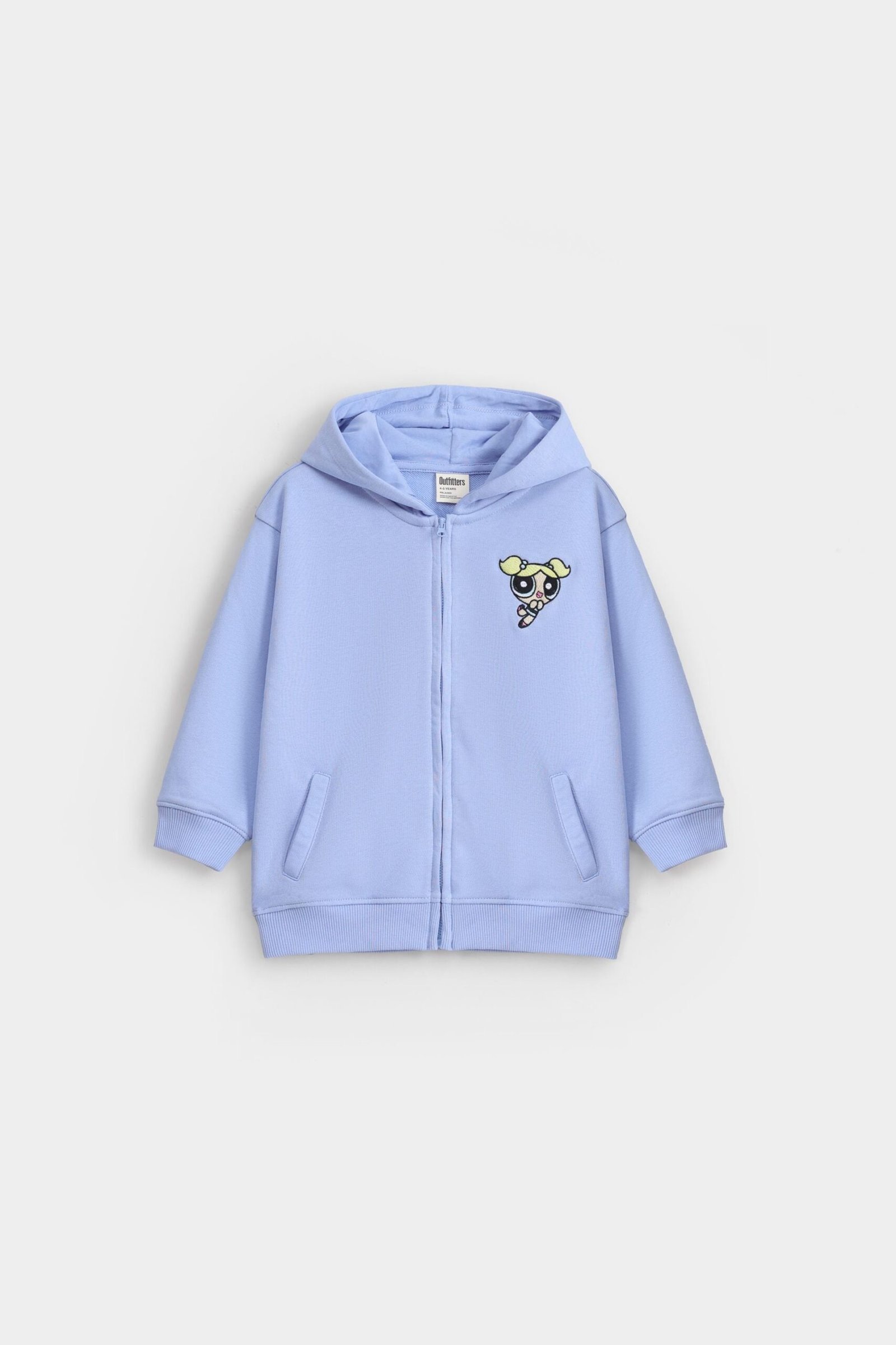Embroidered Zipper Hoodie - Image 7