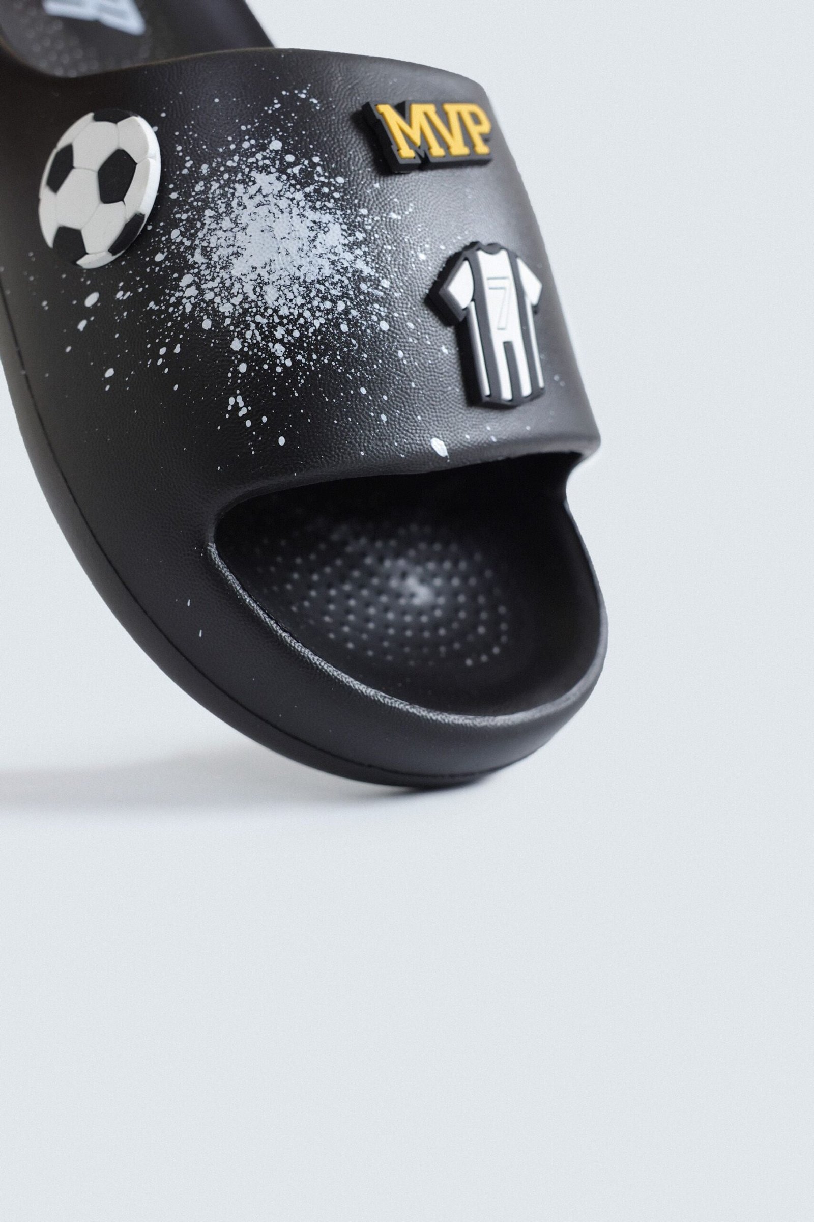Rubber Slides With Charm Detail - Image 3
